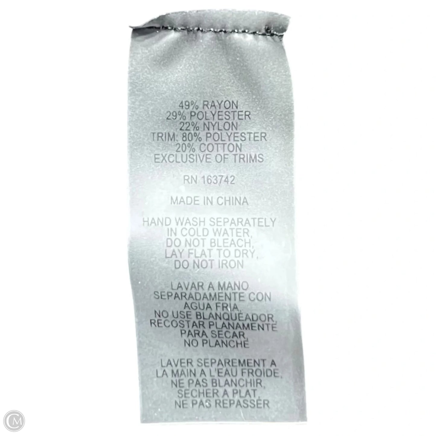 Sweater By Milano In Black & White, Size: M