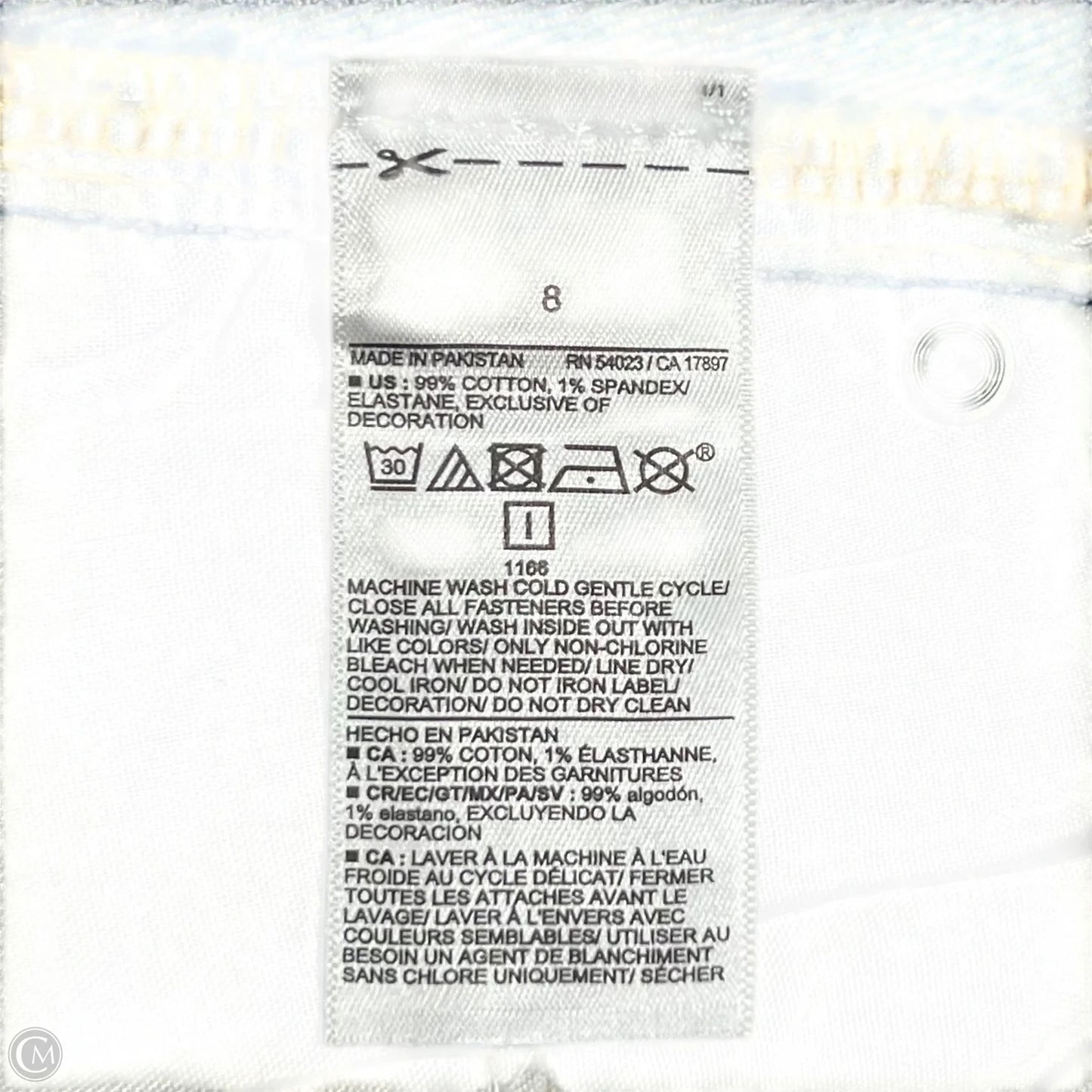 Jeans Wide Leg By Old Navy In Blue Denim, Size: 8