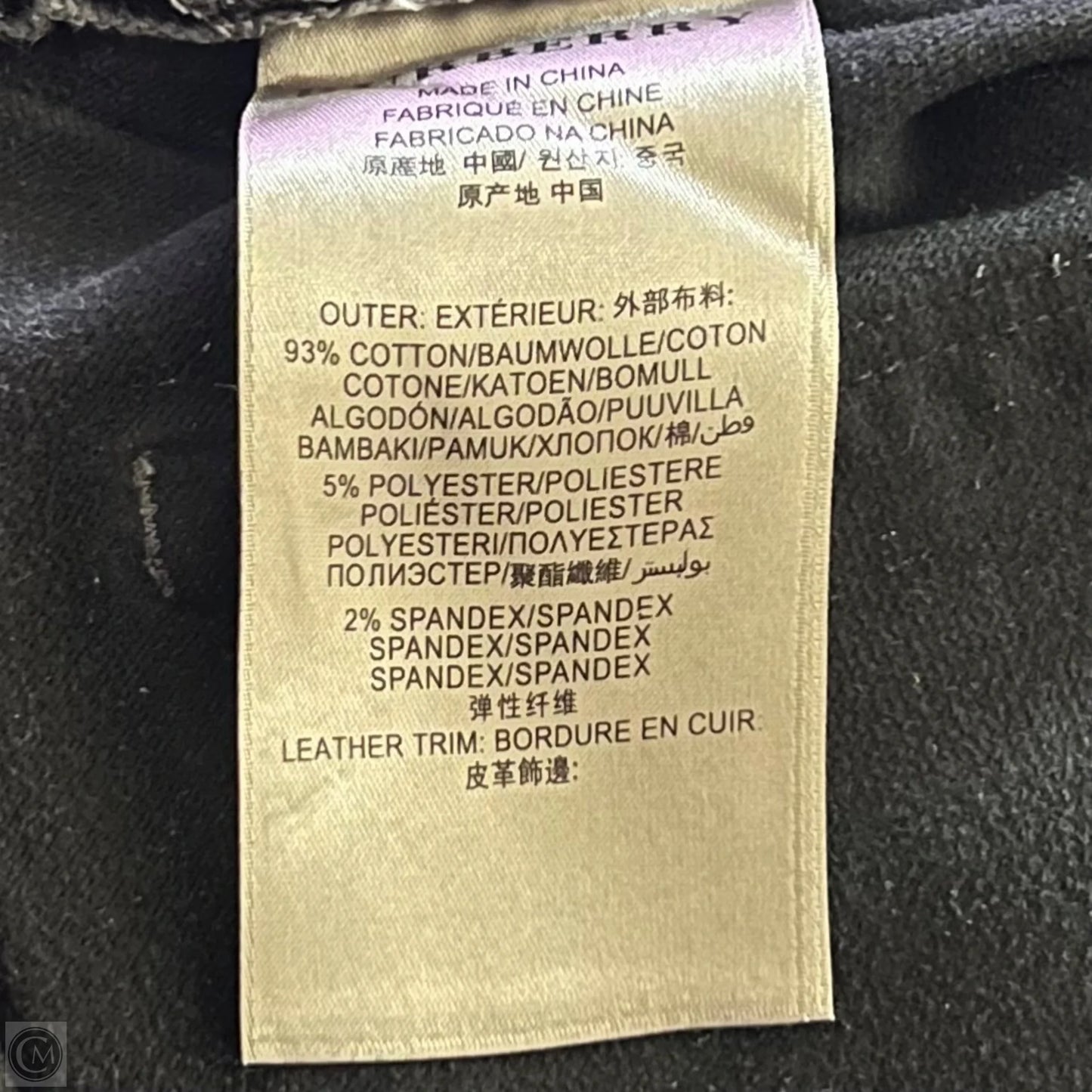 Jeans Luxury Designer By Burberry In Grey Denim, Size: 8