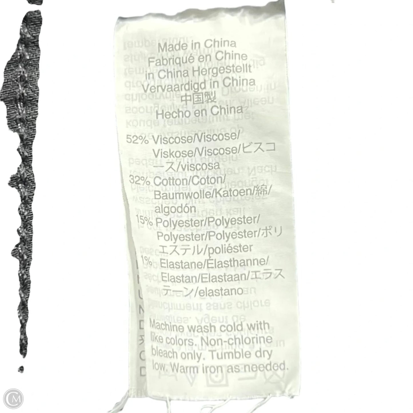 Jeans Straight By Madewell In Black Denim, Size: 6