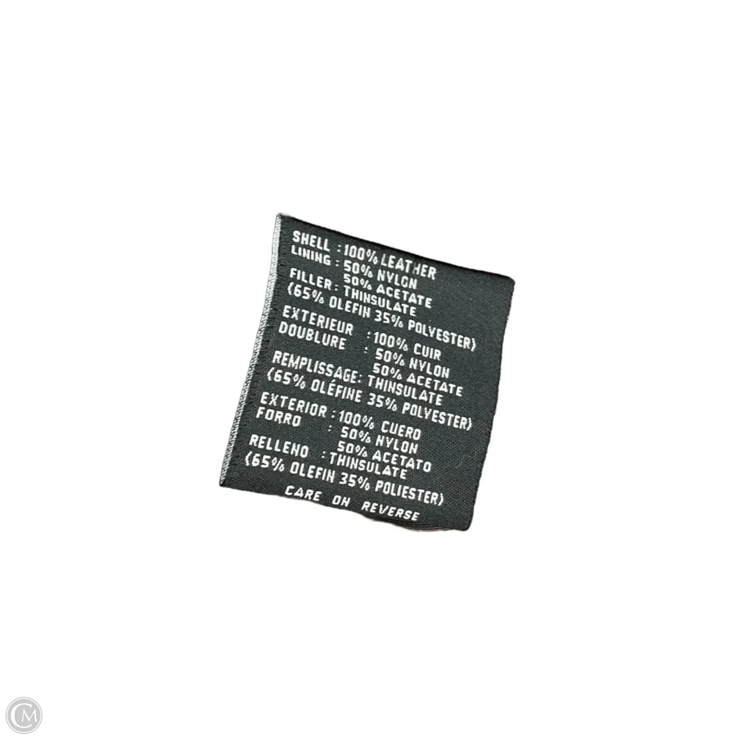 Coat Leather By Cmc In Brown, Size: L