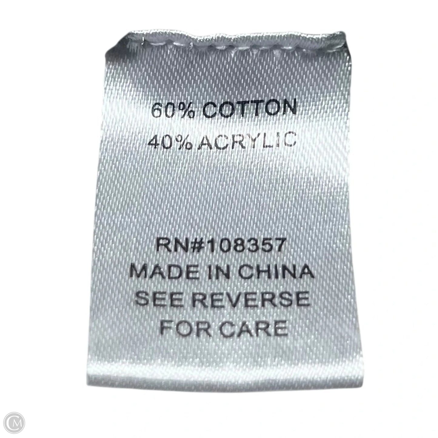 Sweater Short Sleeve By Evereve In Black & Cream, Size: M