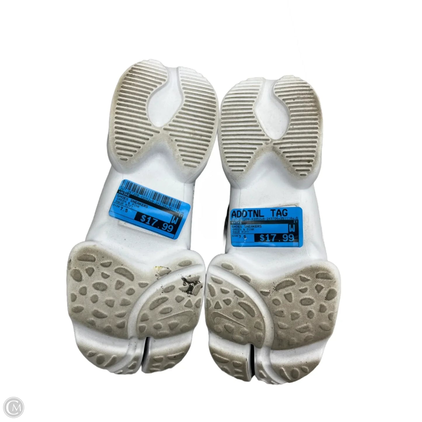 Shoes Sneakers By Nike In Green & Pink, Size: 7.5