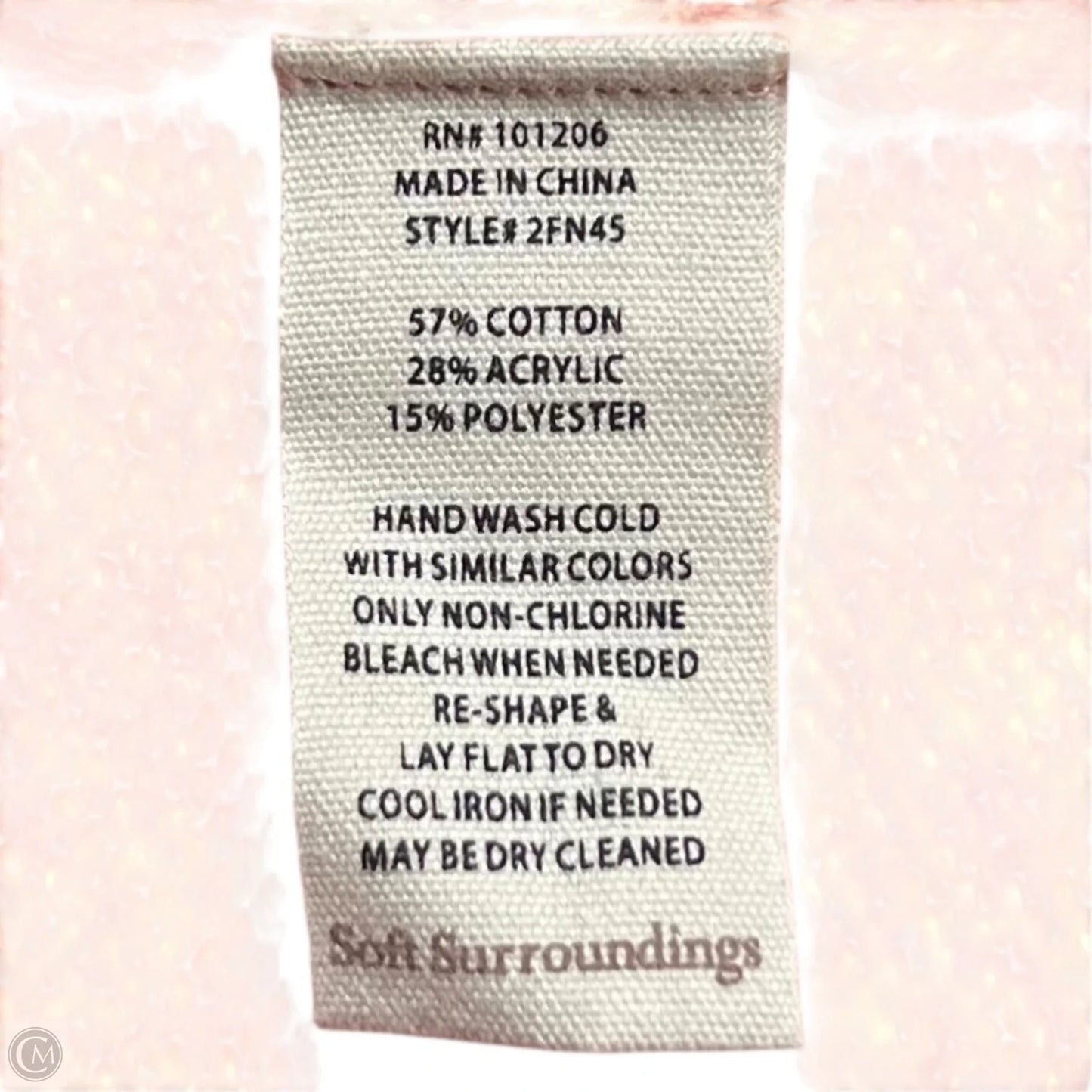 Sweater By Soft Surroundings In Orange, Size: L