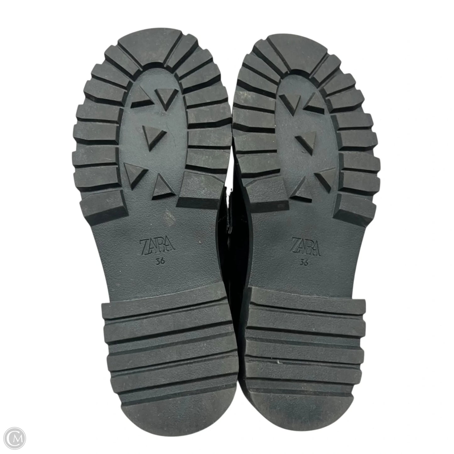 Shoes Heels Platform By Zara In Black, Size: 5.5