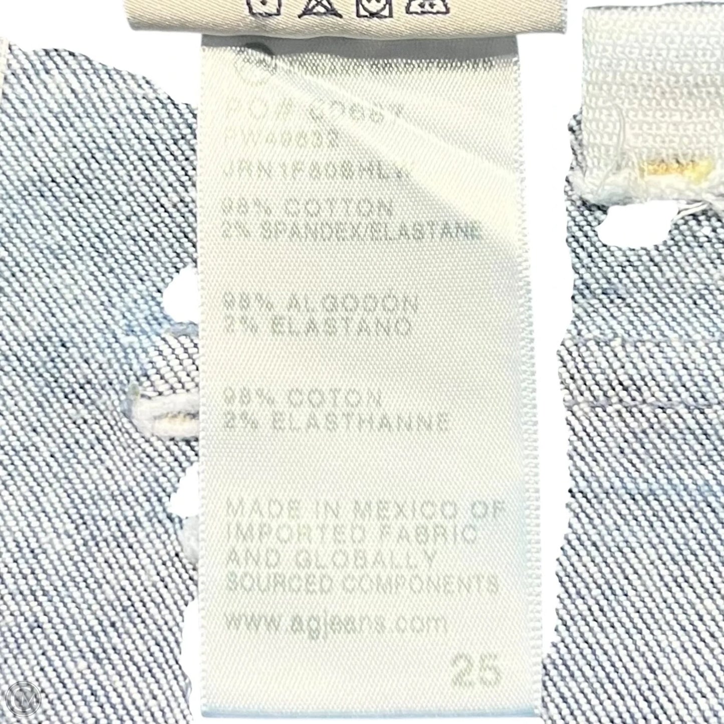 Jeans Flared By Adriano Goldschmied In Blue Denim, Size: 2