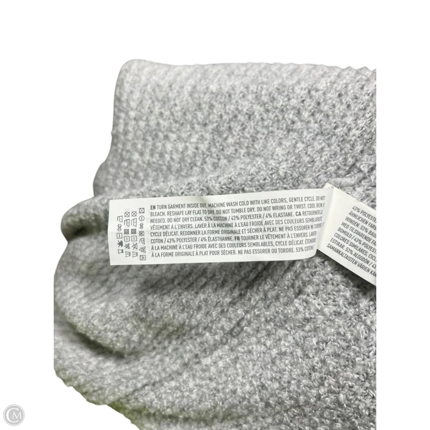Sweatshirt Collar By Aerie In Grey, Size: M