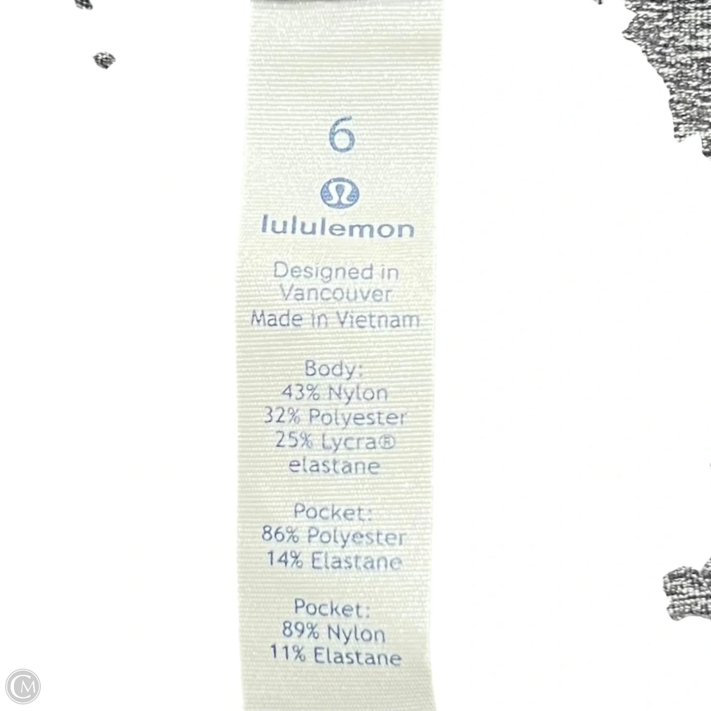 Athletic Pants By Lululemon In Grey, Size: 6