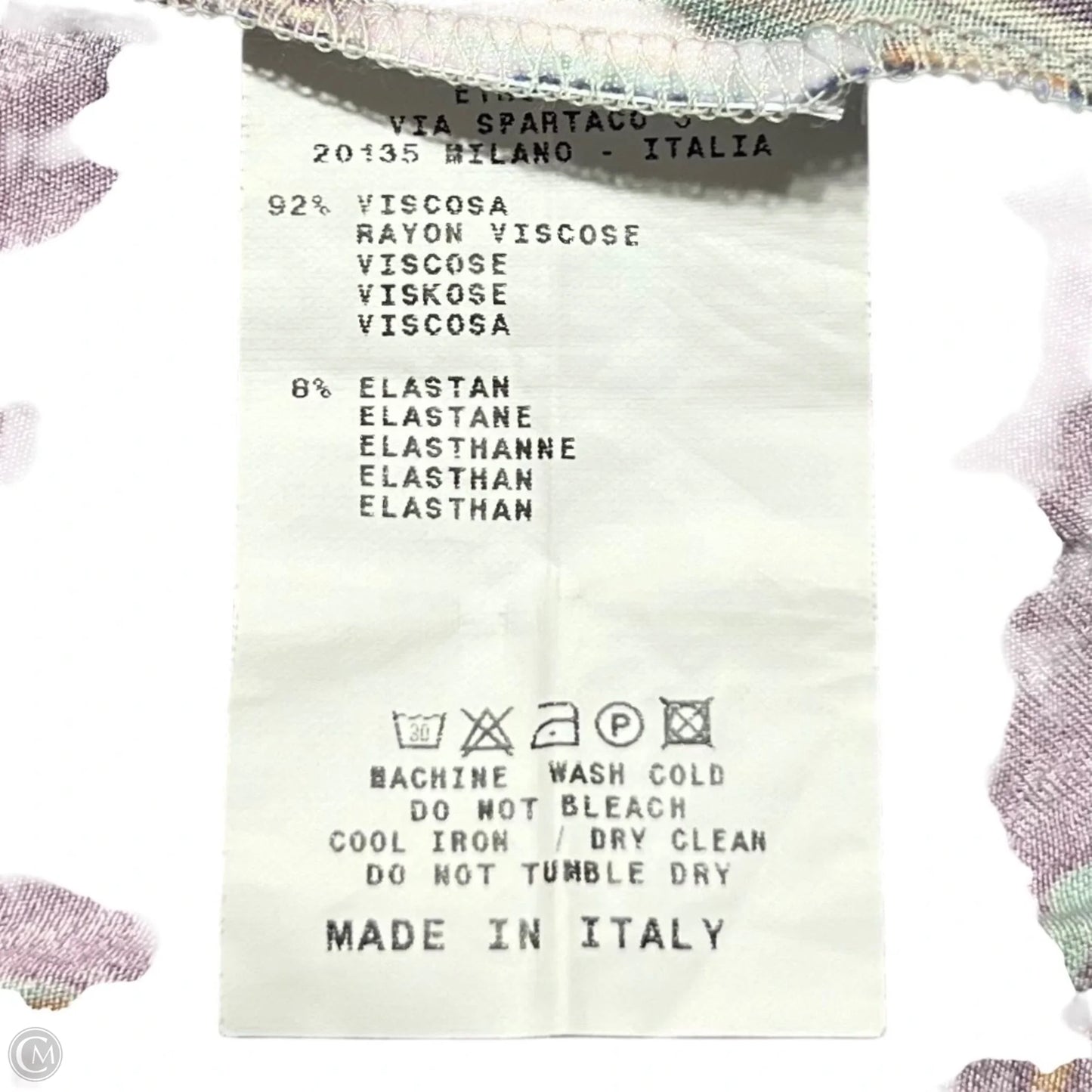 Dress Casual Midi By Etro In Blue & Pink, Size: S