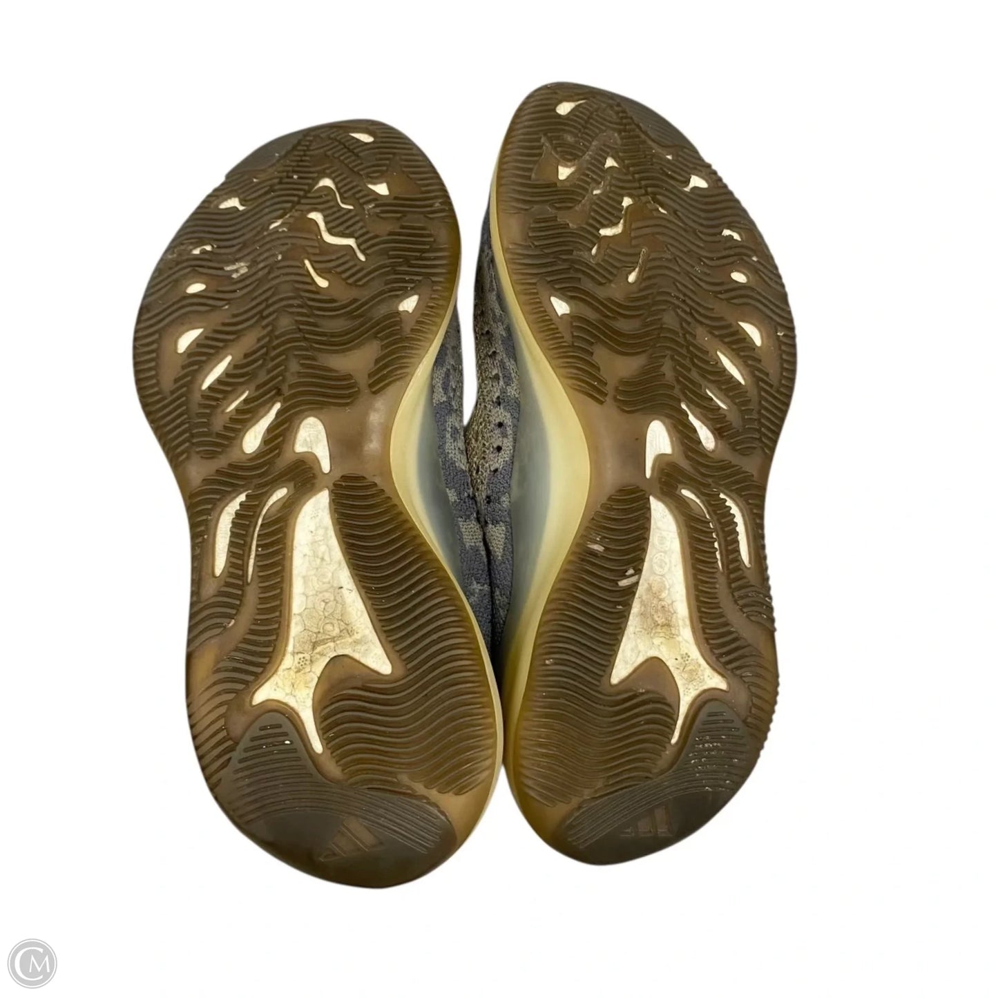 Shoes Luxury Designer By Yeezy In Taupe, Size: 8.5