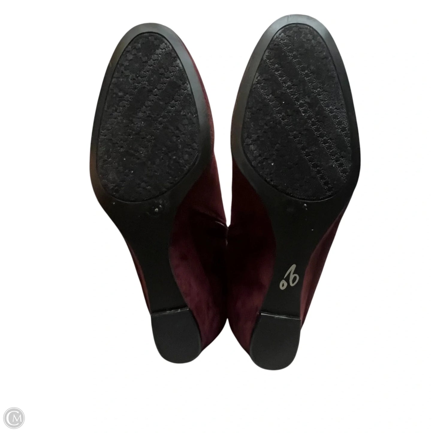 Boots Ankle Heels By Impo In Red, Size: 9.5
