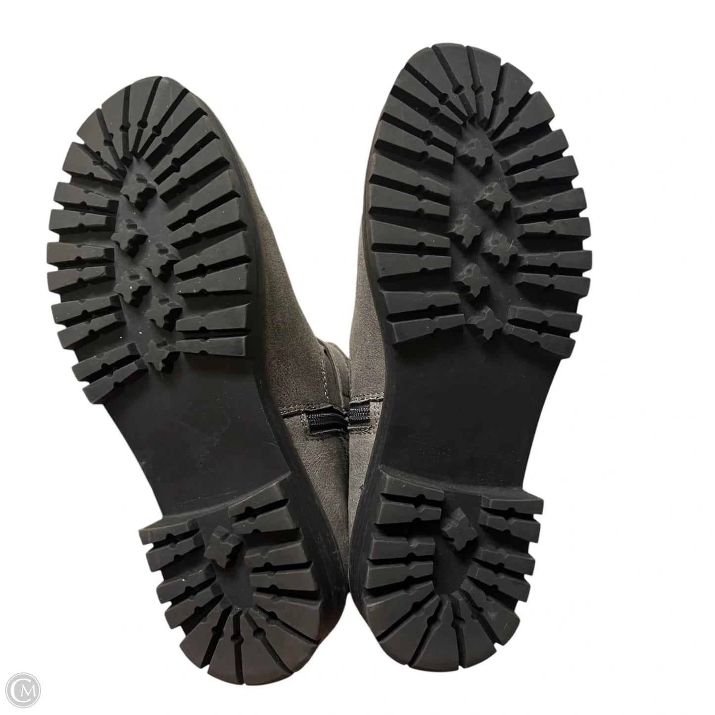 Boots Ankle Heels By Cliffs By White Mountain In Grey, Size: 8.5