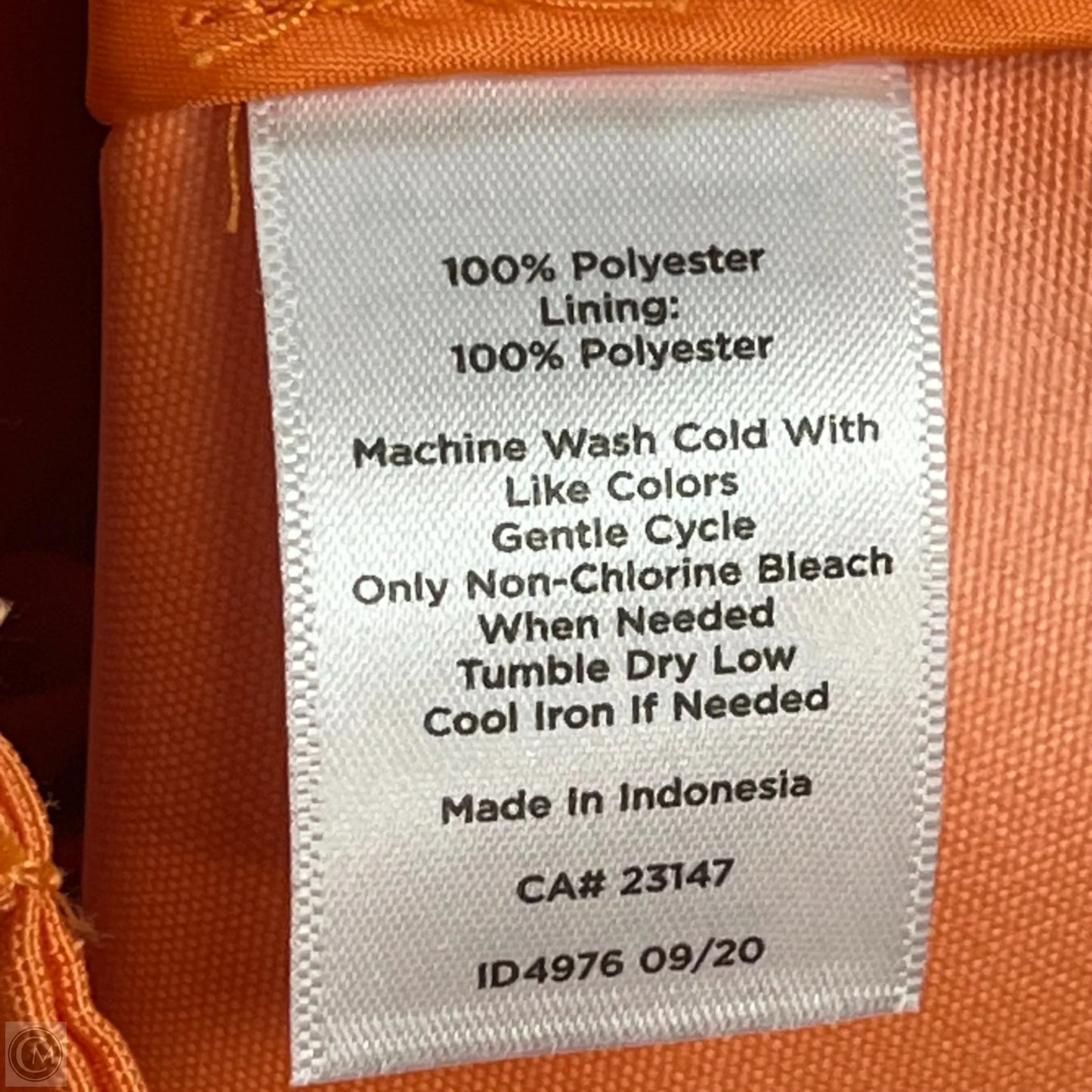 Coat Raincoat By Talbots In Orange, Size: Xs