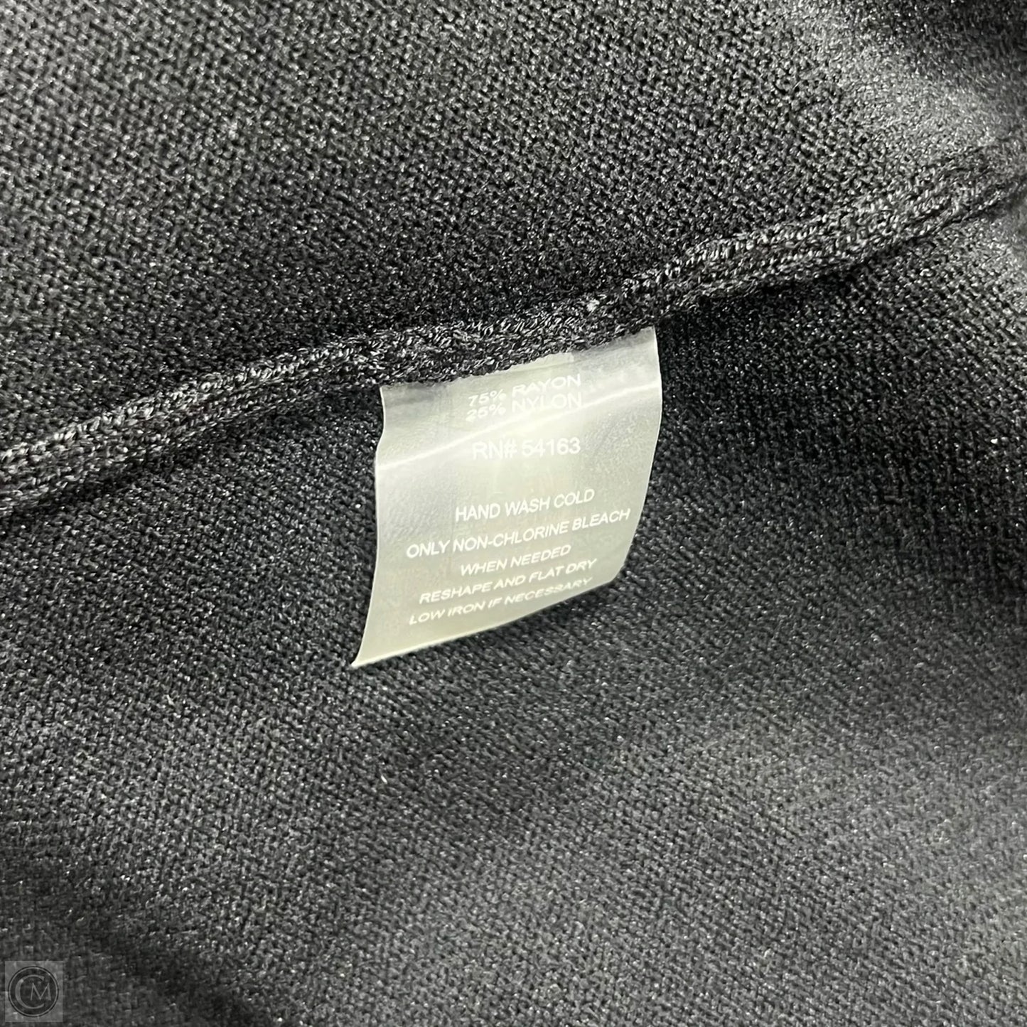 Dress Sweater By Calvin Klein In Black, Size: S