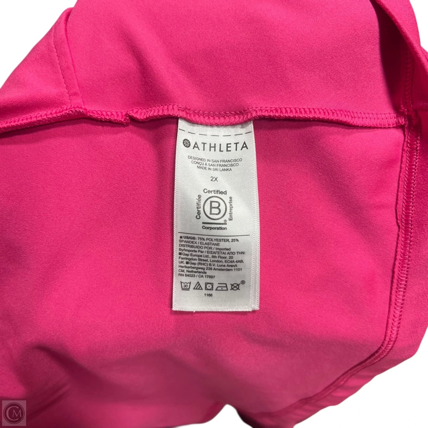 Athletic Dress By Athleta In Pink, Size: 2x