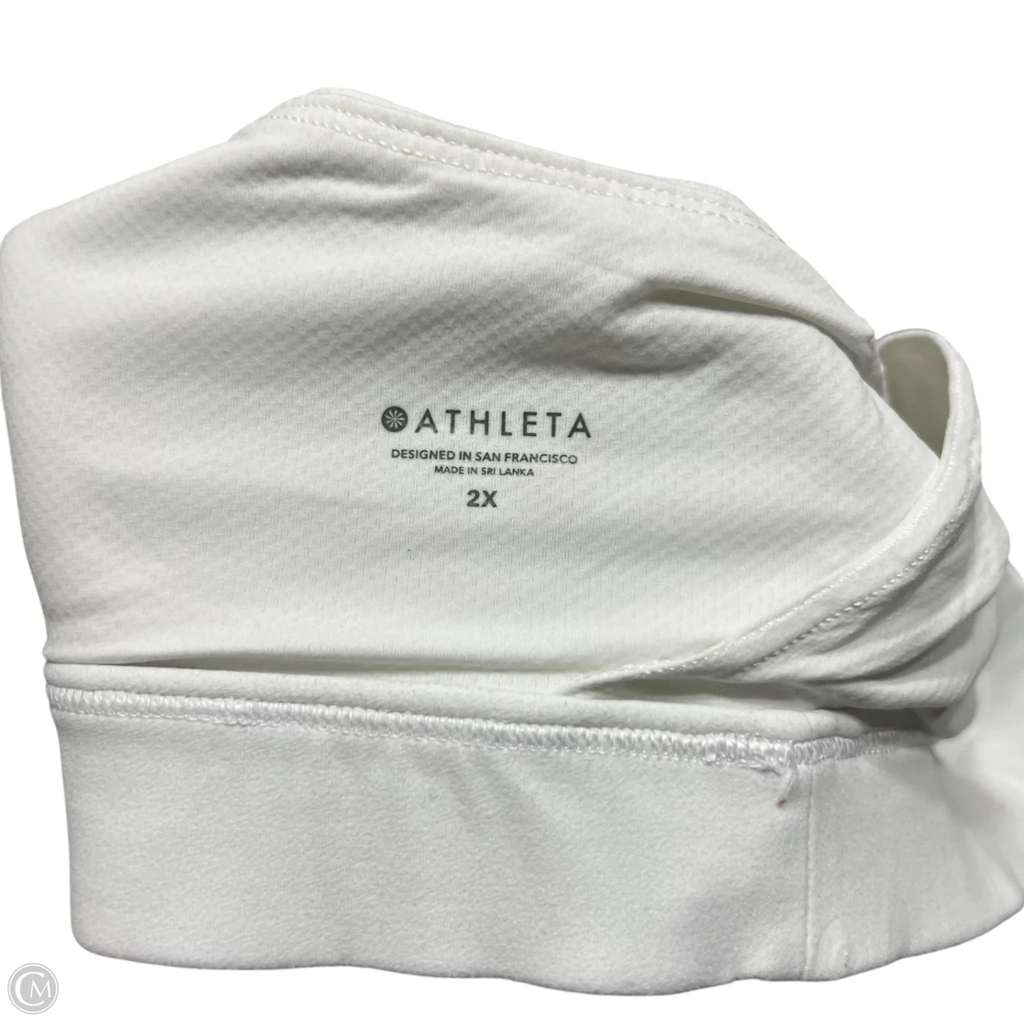 Athletic Bra By Athleta In White, Size: 2x