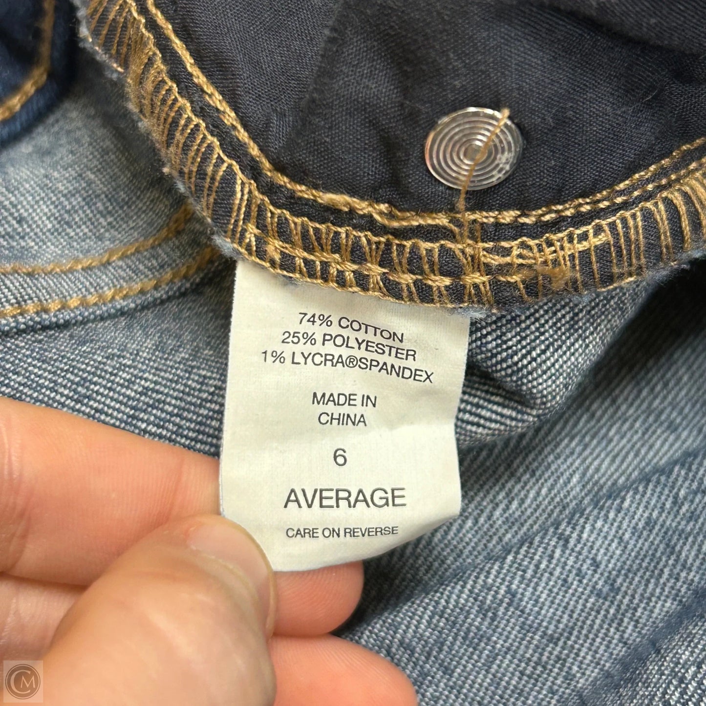 Jeans Boot Cut By Soho Apparel In Blue Denim, Size: 6