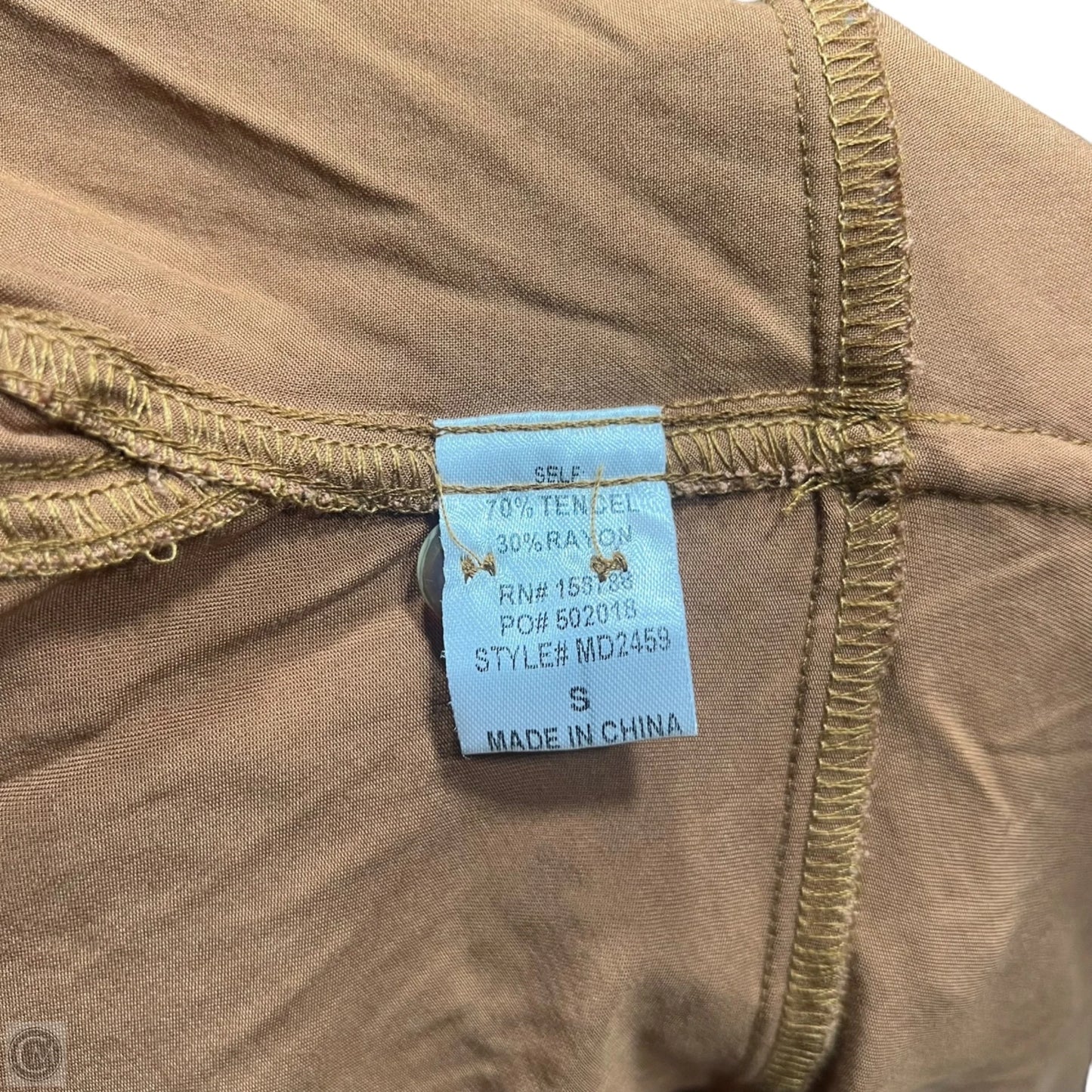 Jacket Leather By Jakett In Tan, Size: Xs