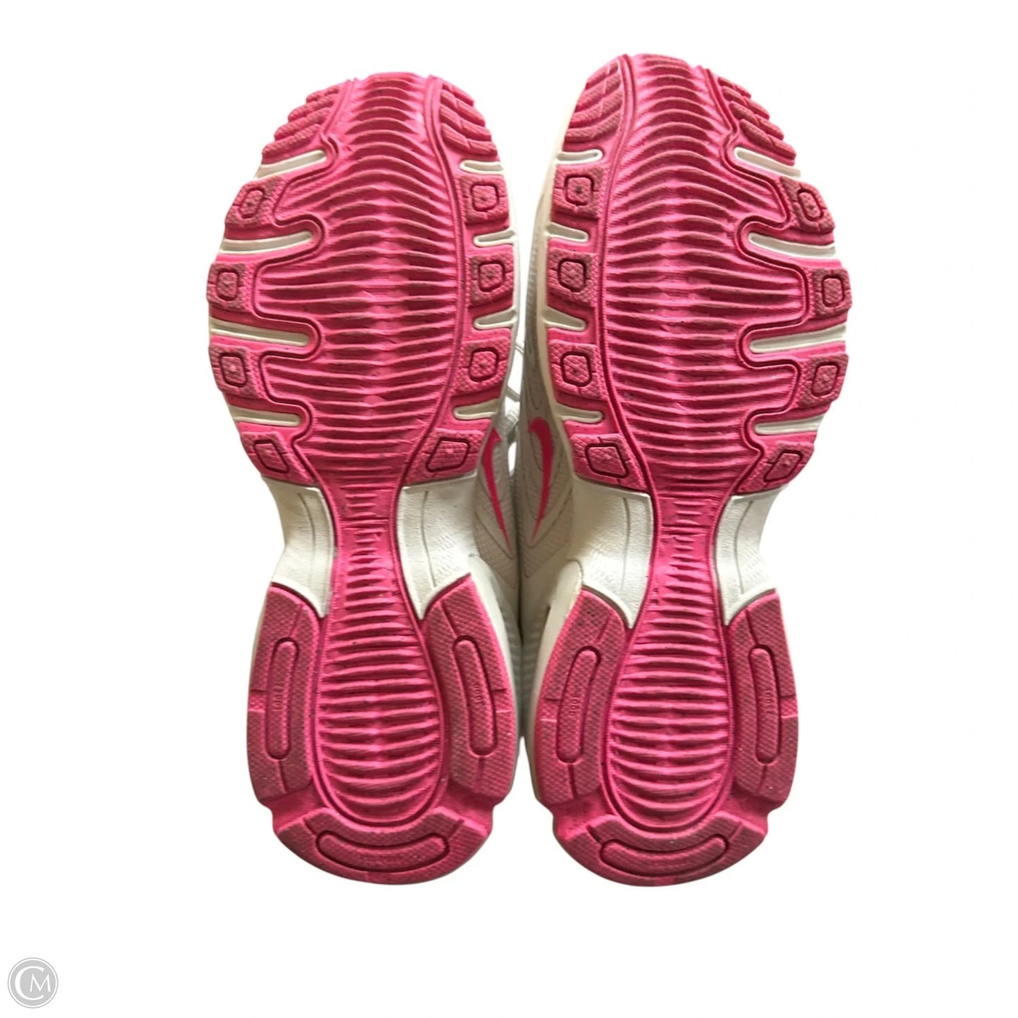 Shoes Athletic By Nike In Grey & Pink, Size: 7