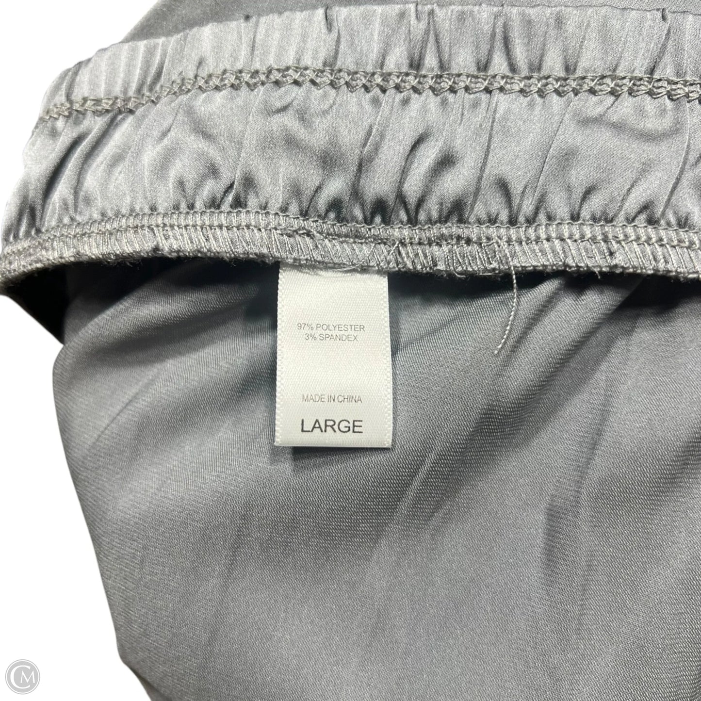 Pants Wide Leg In Grey, Size: L