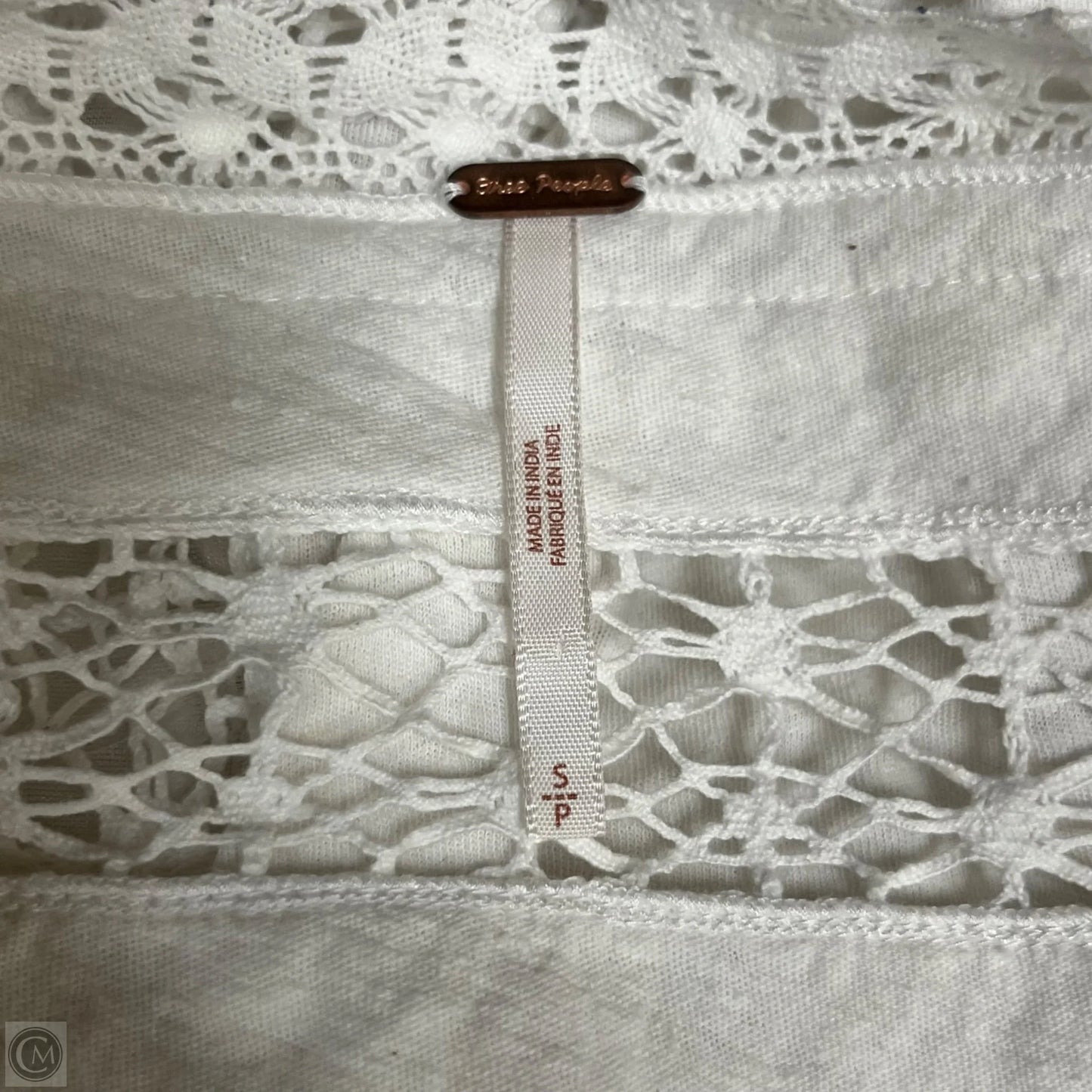 Top Long Sleeve By Free People In White, Size: S