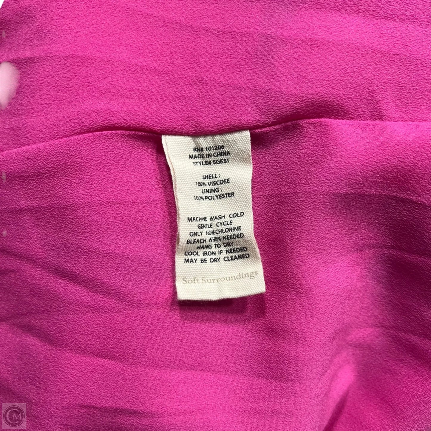 Dress Casual Maxi By Soft Surroundings In Green & Pink, Size: 3x
