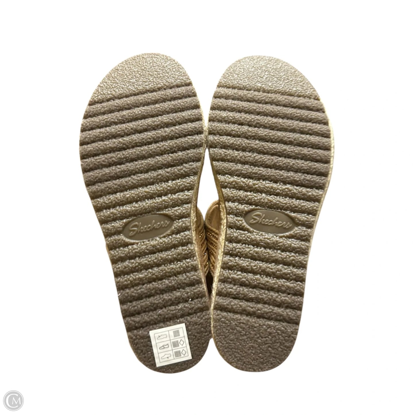 Sandals Heels Platform By Skechers In Tan, Size: 6