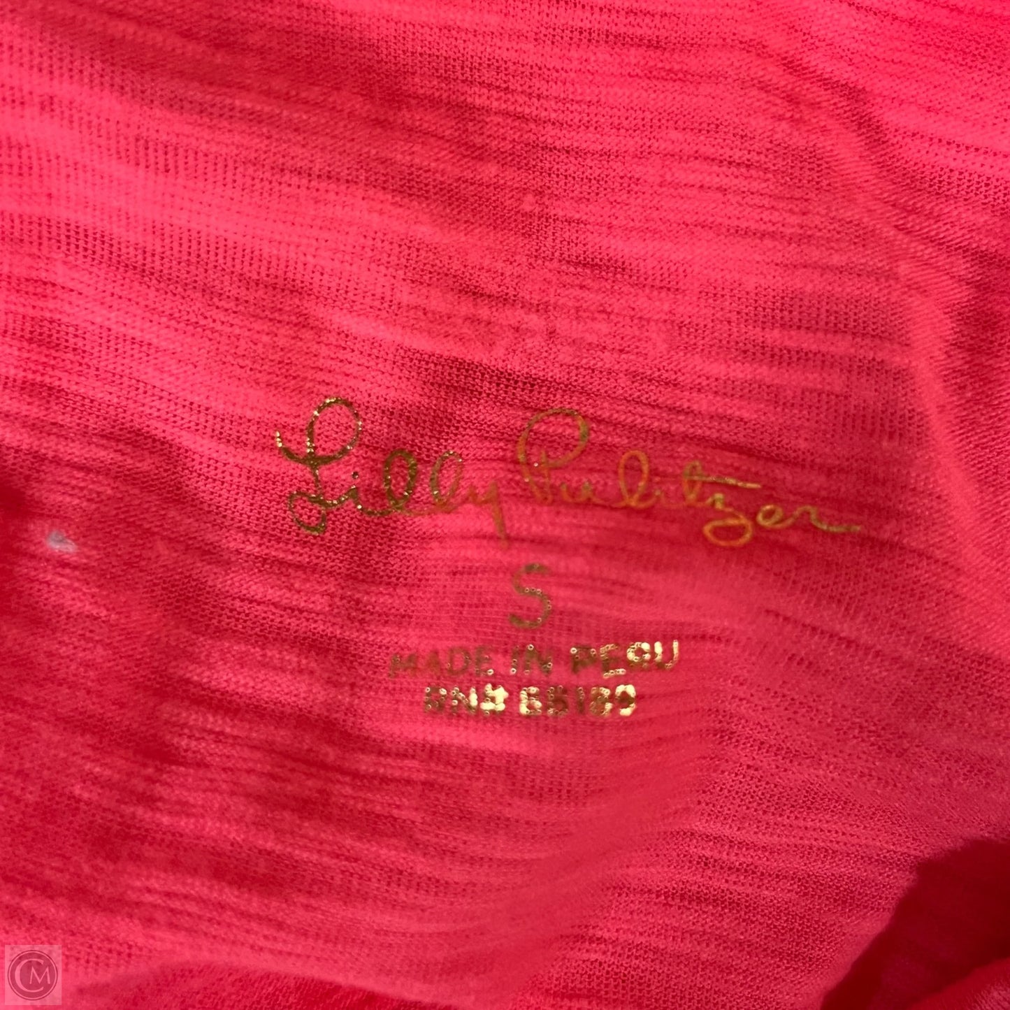 Top Sleeveless Designer By Lilly Pulitzer In Pink, Size: S