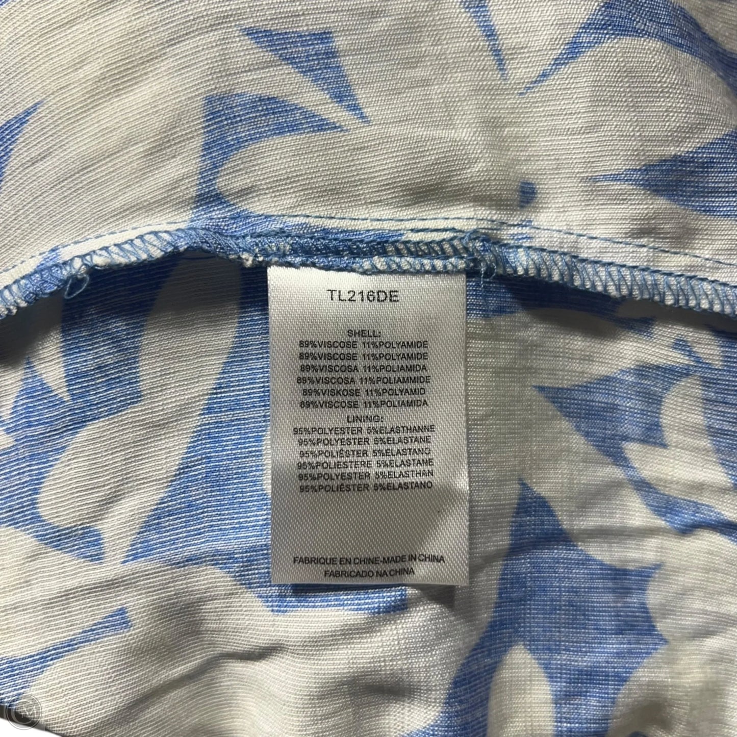 Jumpsuit By Lili Sidonio In Blue & White, Size: L