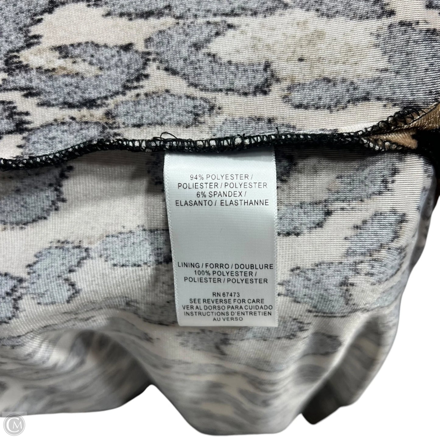 Dress Party Midi By Taylor In Leopard Print, Size: Xl