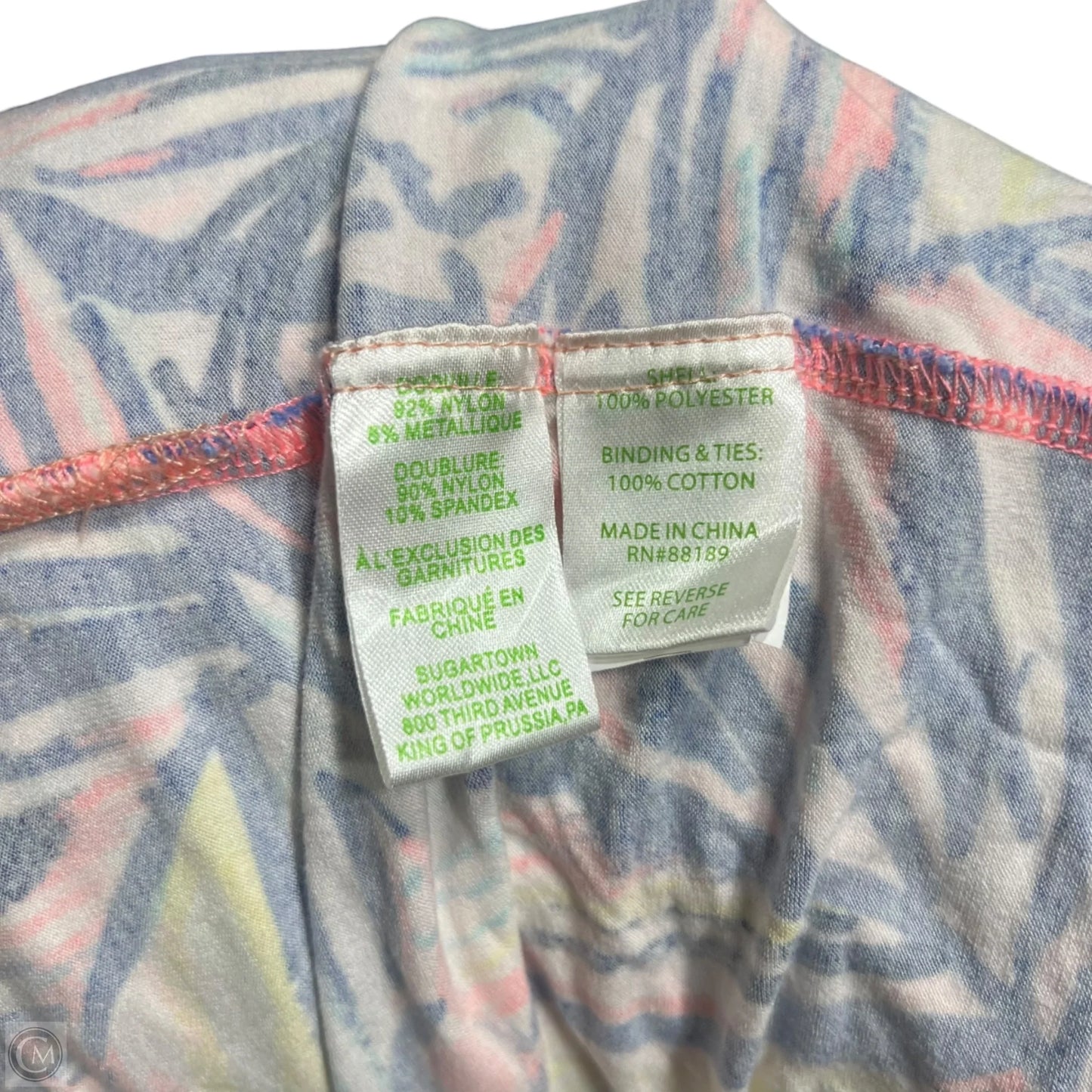 Dress Designer By Lilly Pulitzer In Blue & Pink, Size: S