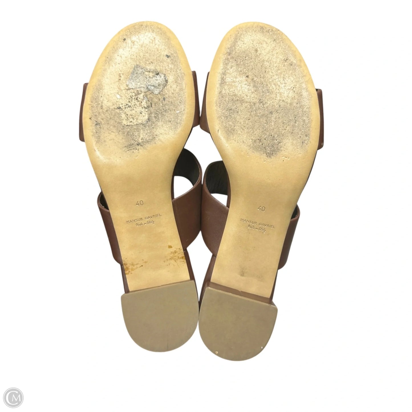 Sandals Designer By Mansur Gavriel In Brown, Size: 9.5