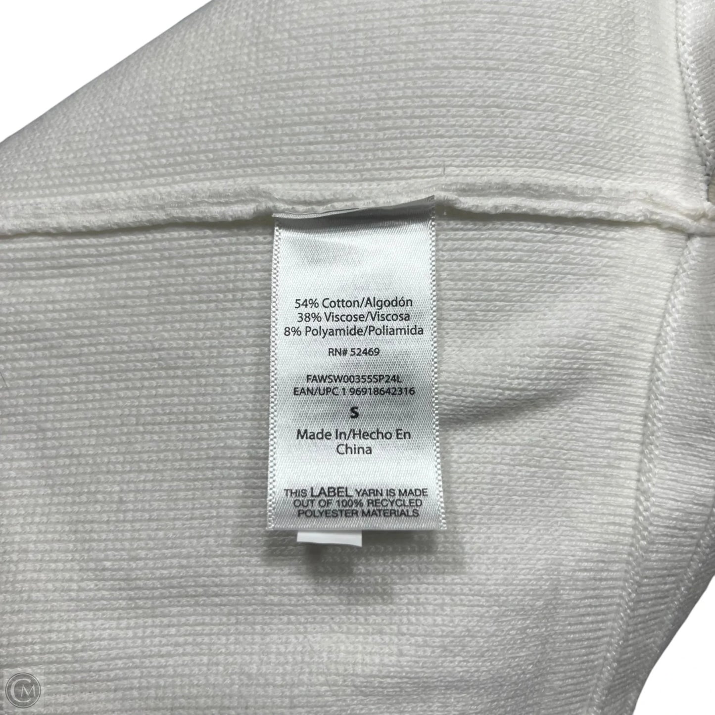 Sweater Cardigan By Free Assembly In Cream, Size: S