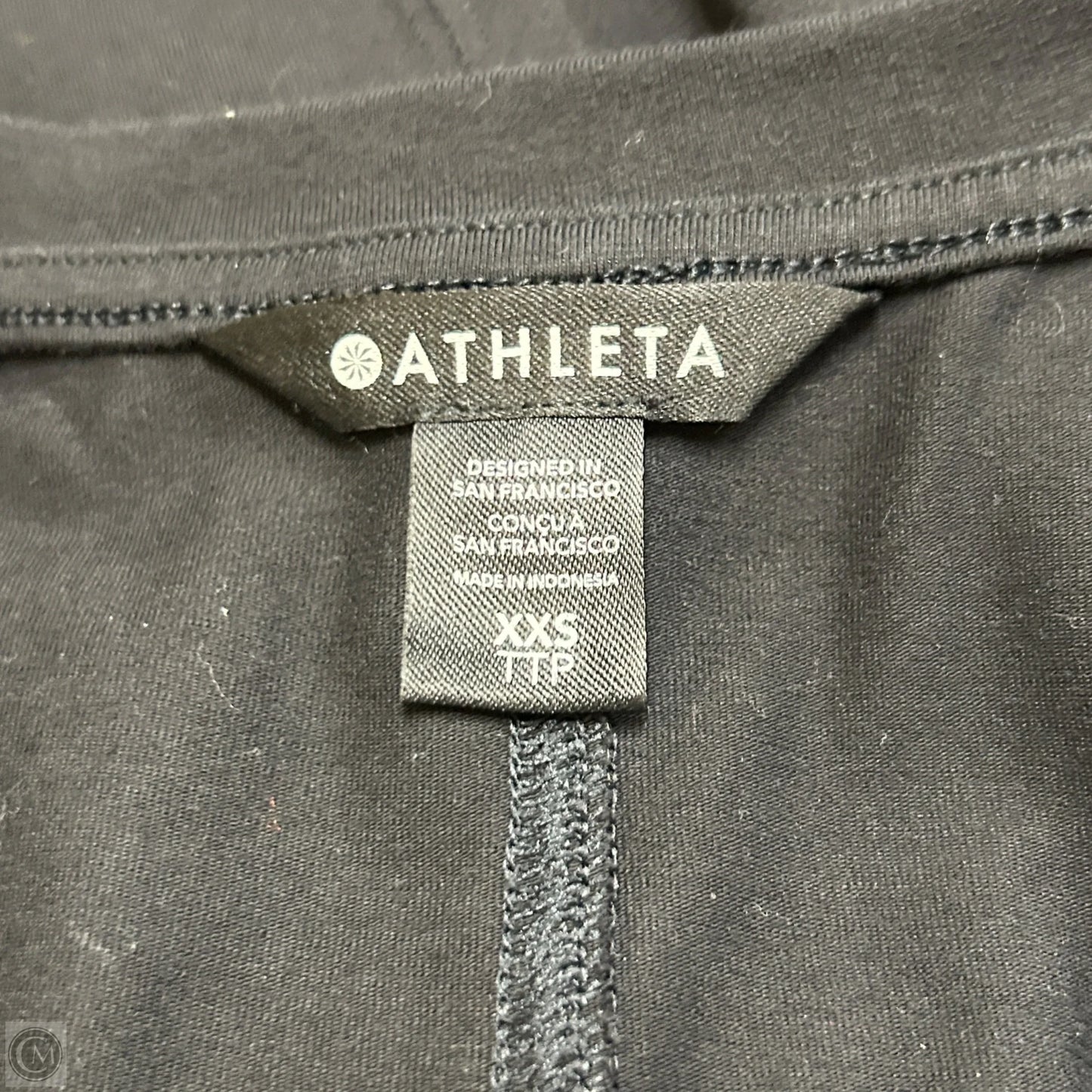 Athletic Dress By Athleta In Black, Size: Xxs