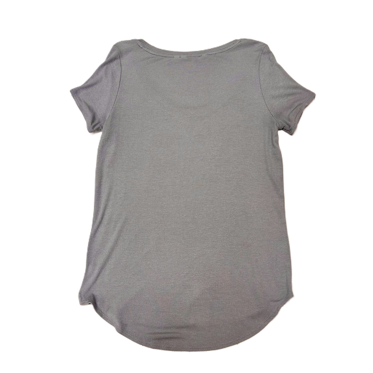 Athletic Top Short Sleeve By Athleta In Grey, Size: Xs