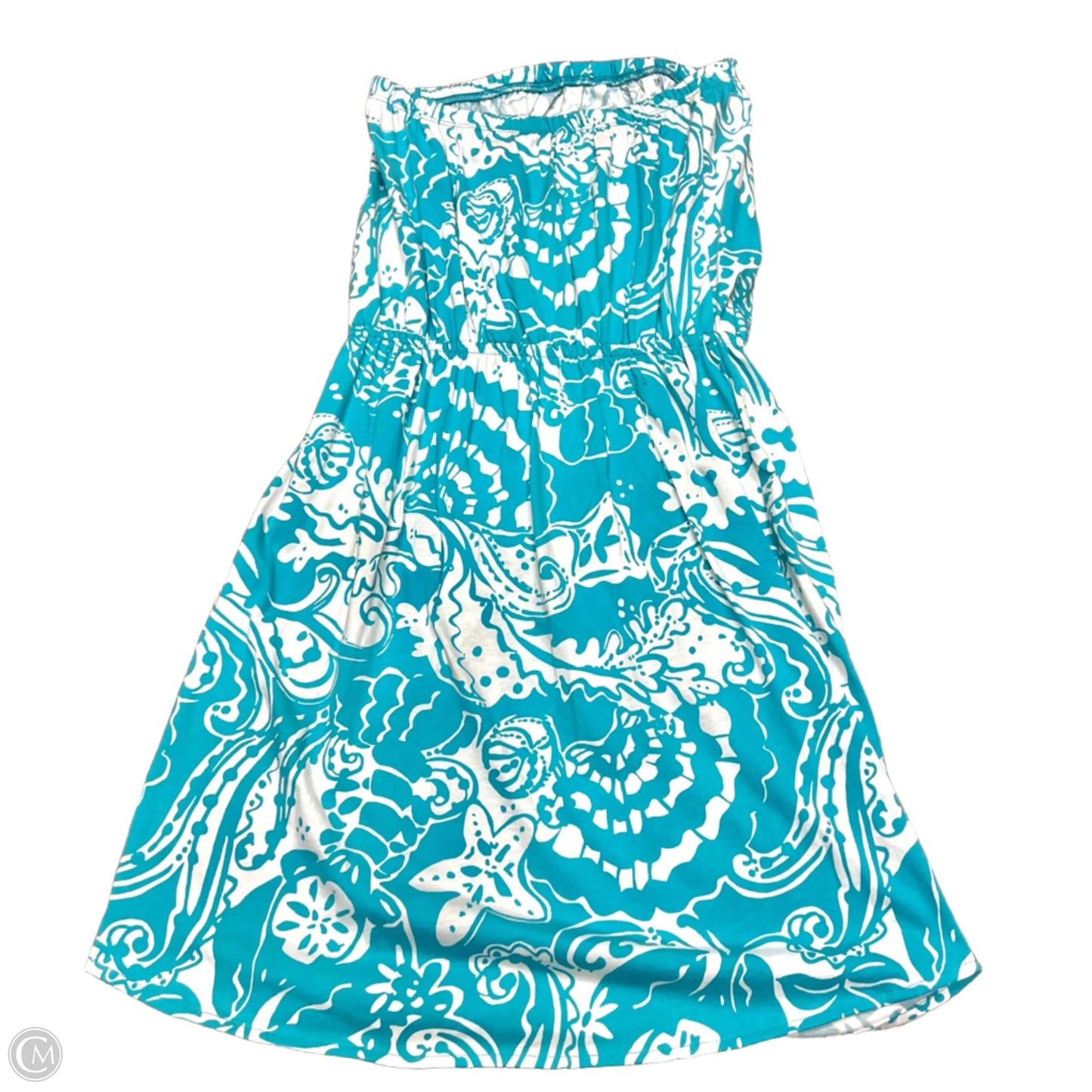 Dress Designer By Lilly Pulitzer In Blue & White, Size: S