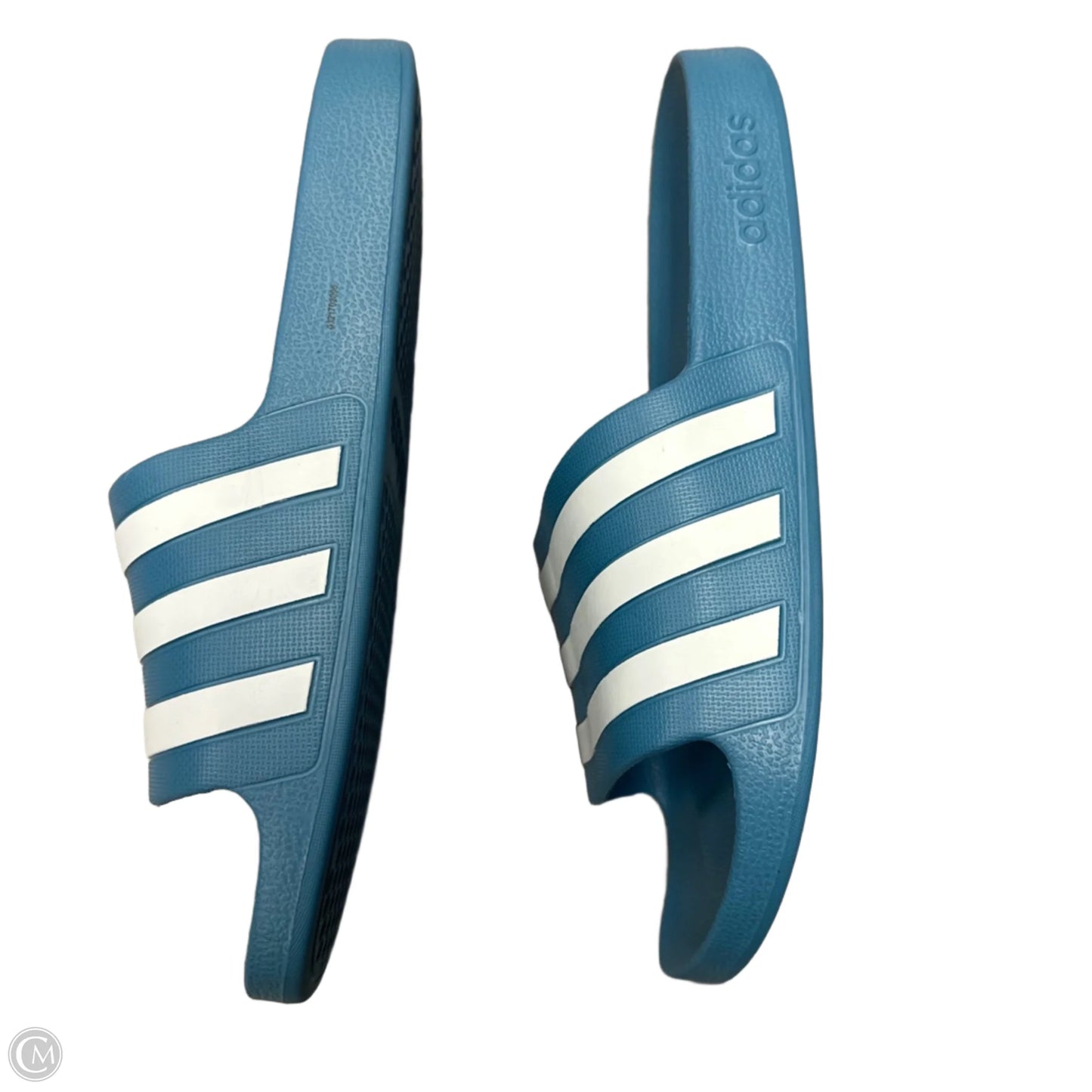 Sandals Sport By Adidas In Blue & White, Size: 11