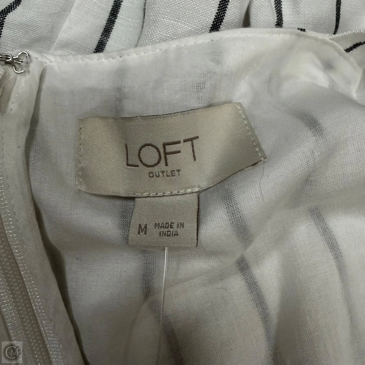 Jumpsuit By Loft In Striped Pattern, Size: M