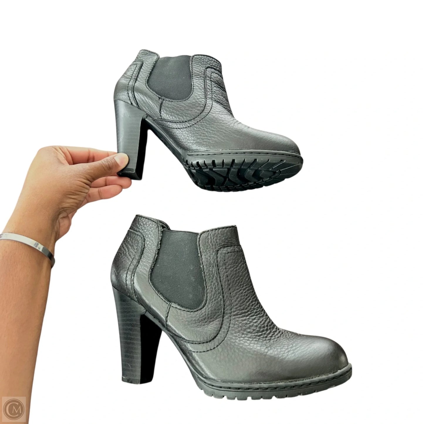 Boots Ankle Heels By Boc In Black, Size: 7