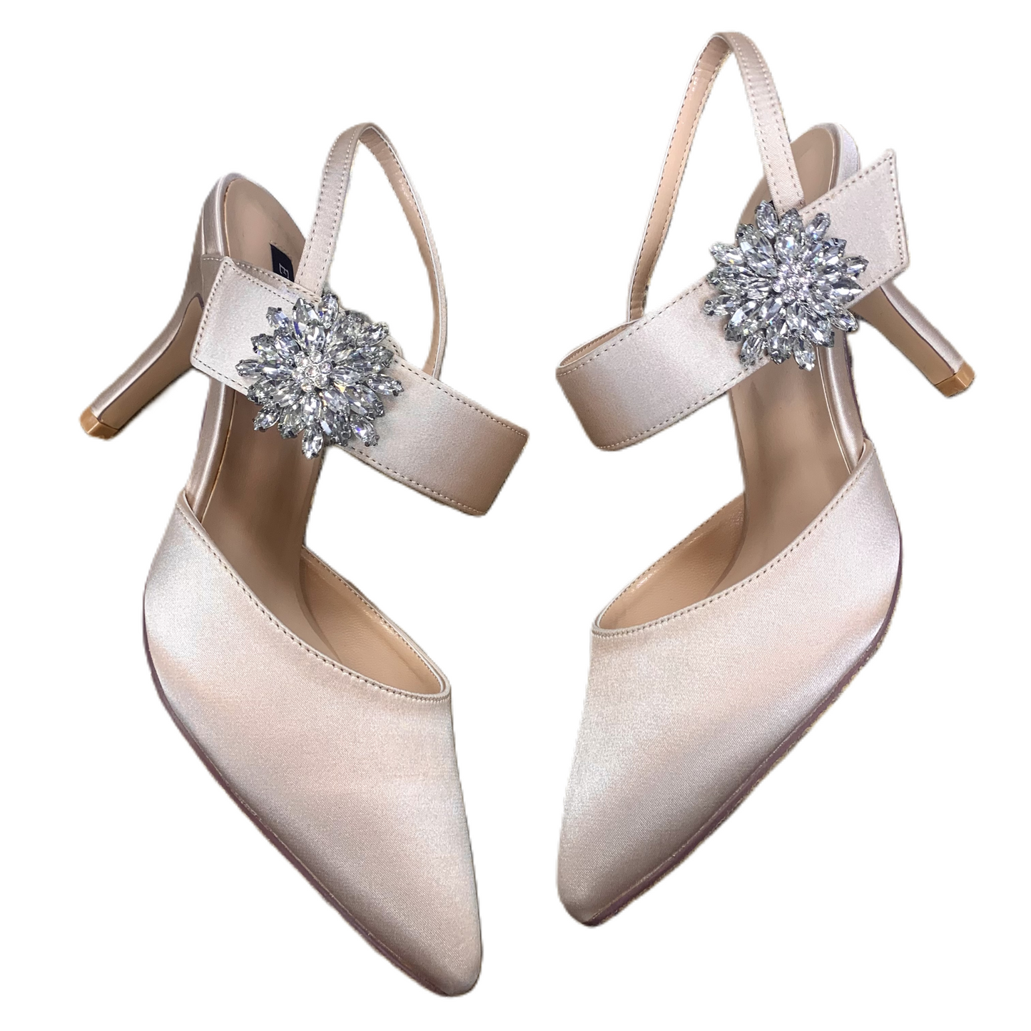 Shoes Heels Kitten By Erijunor In Cream, Size: 7