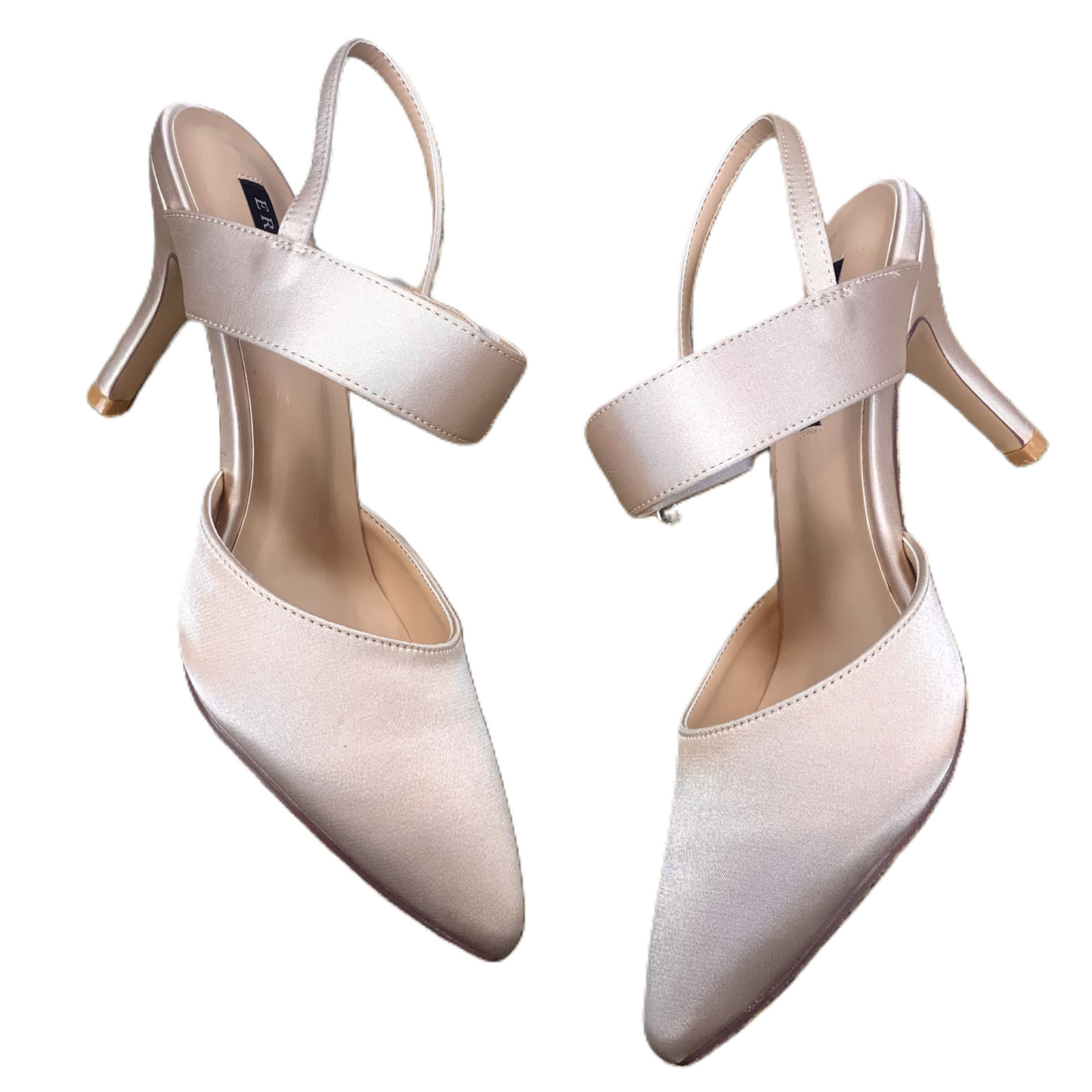 Shoes Heels Kitten By Erijunor In Cream, Size: 7