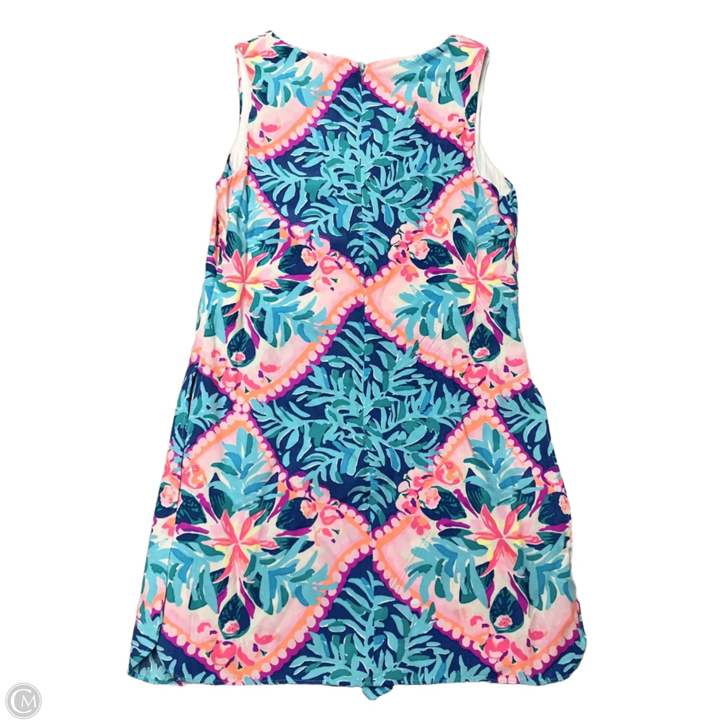 Romper Designer By Lilly Pulitzer In Blue & Pink, Size: Xs