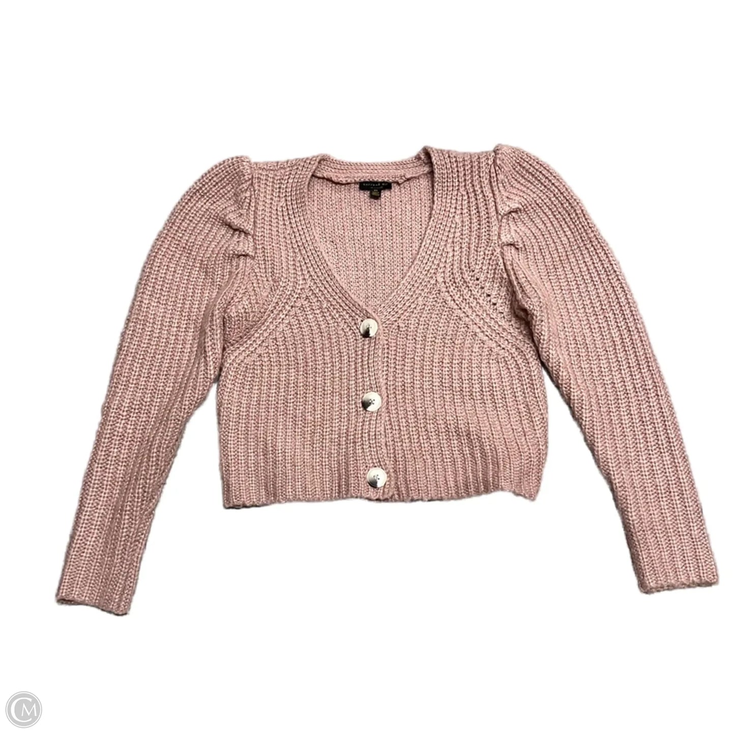 Sweater Cardigan By Current Air In Pink, Size: Xs