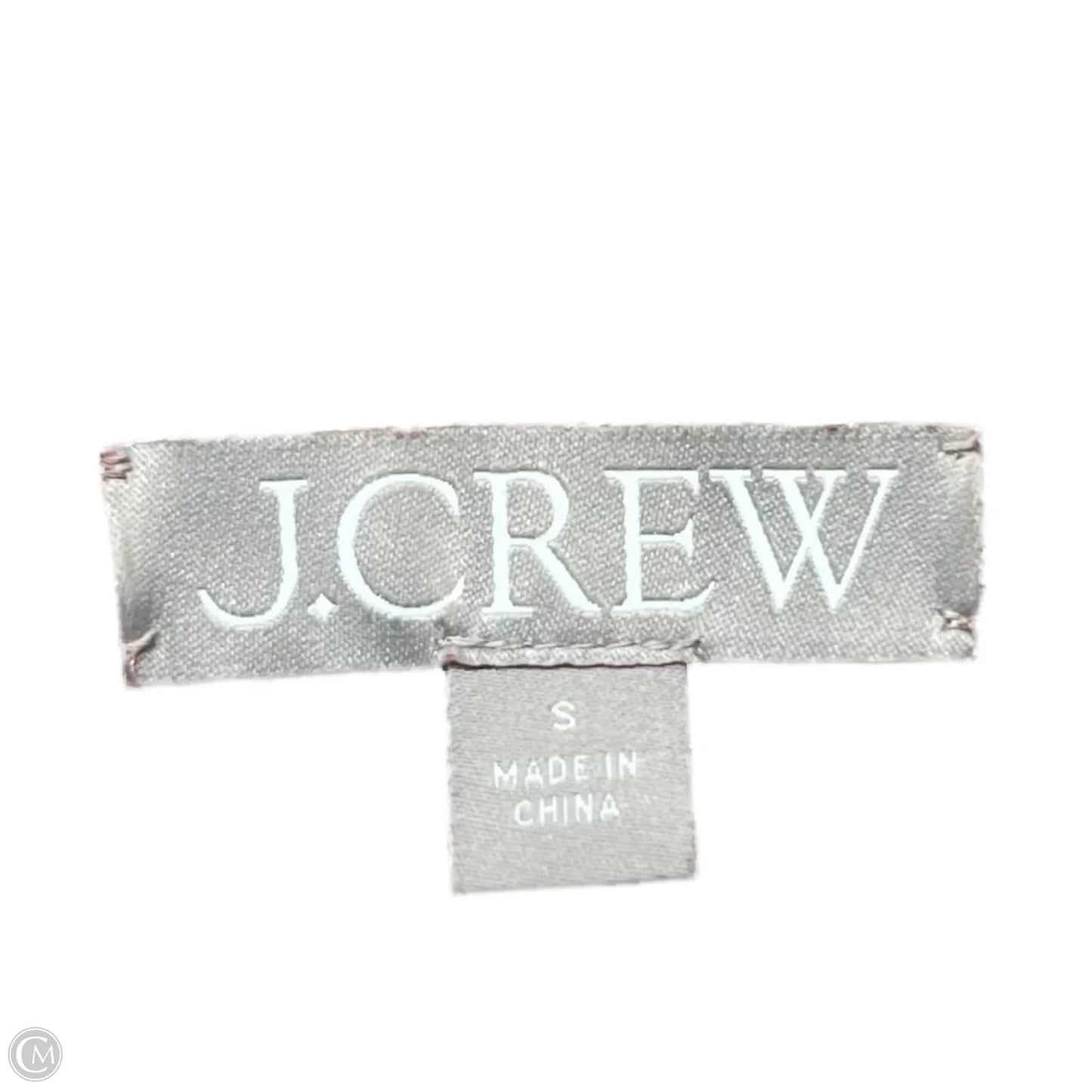 Sweater Short Sleeve By J. Crew In Red & White, Size: S