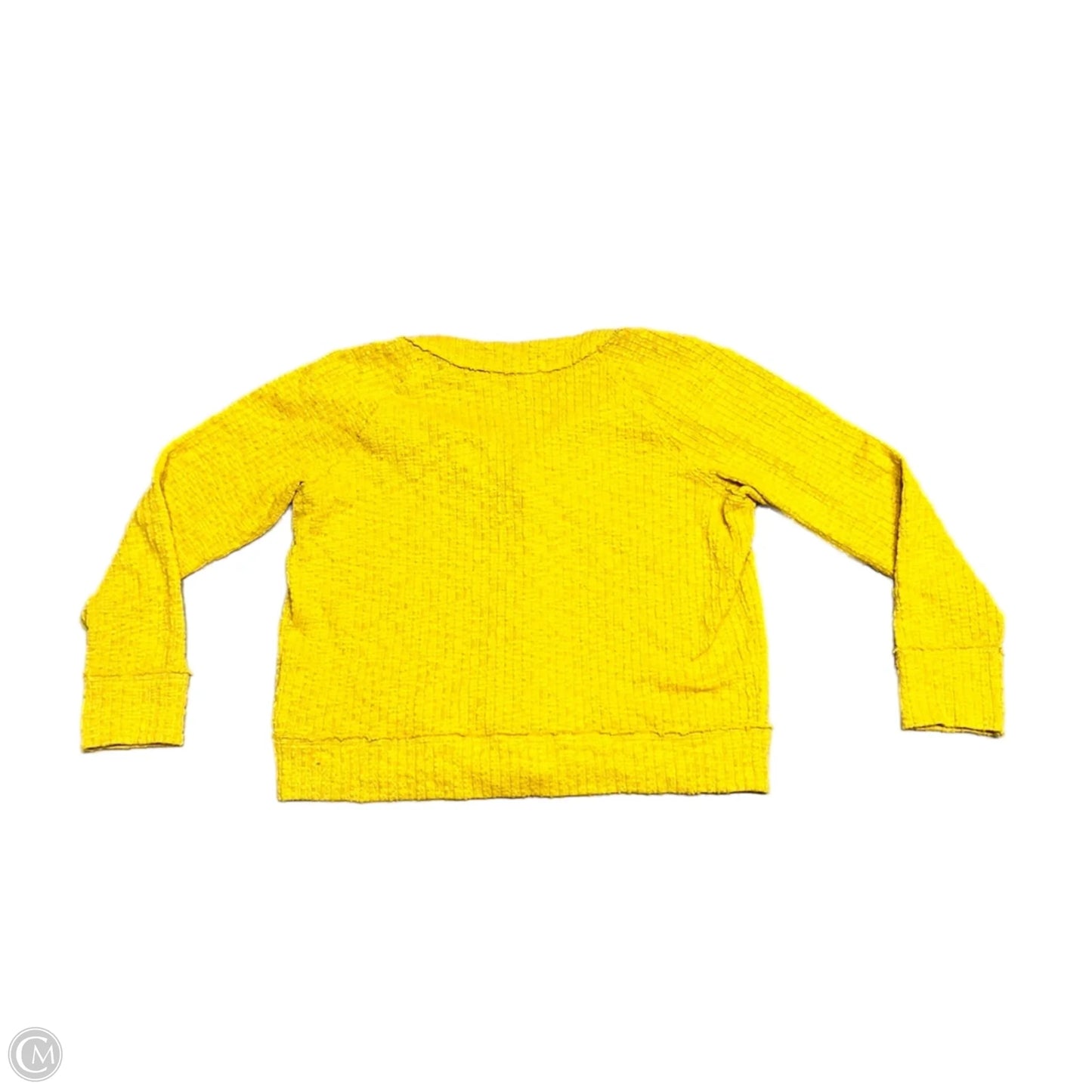 Sweater Cardigan By Vince Camuto In Yellow, Size: S