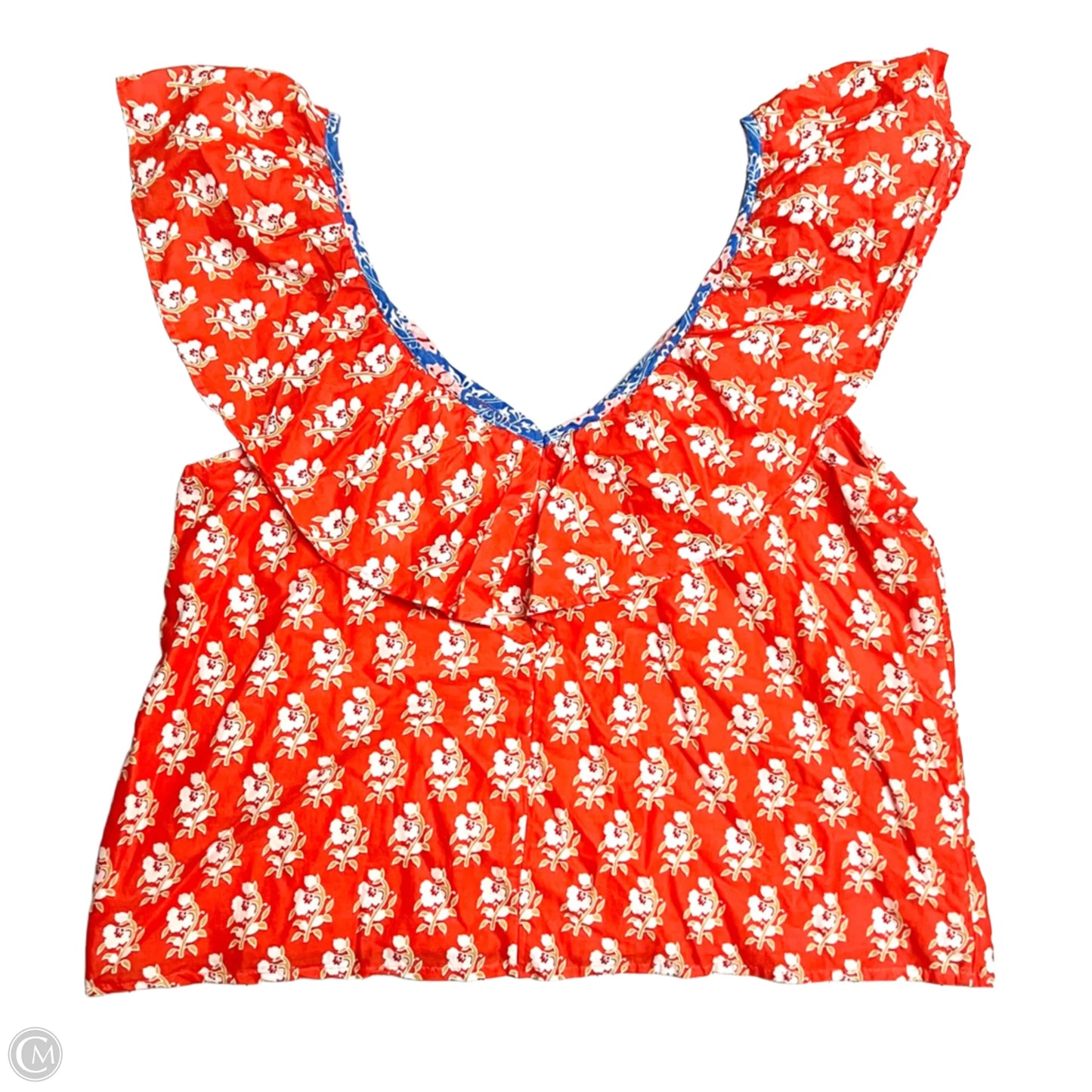 Top Sleeveless By J. Crew In Orange, Size: M