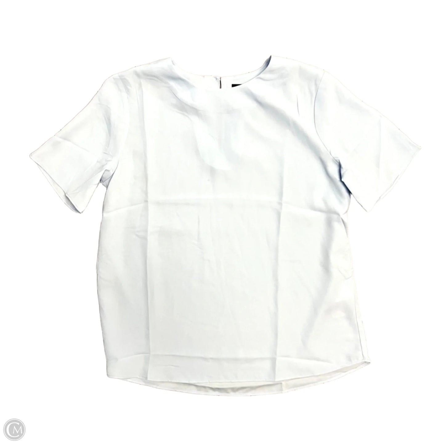 Blouse Short Sleeve By Banana Republic In Blue, Size: S
