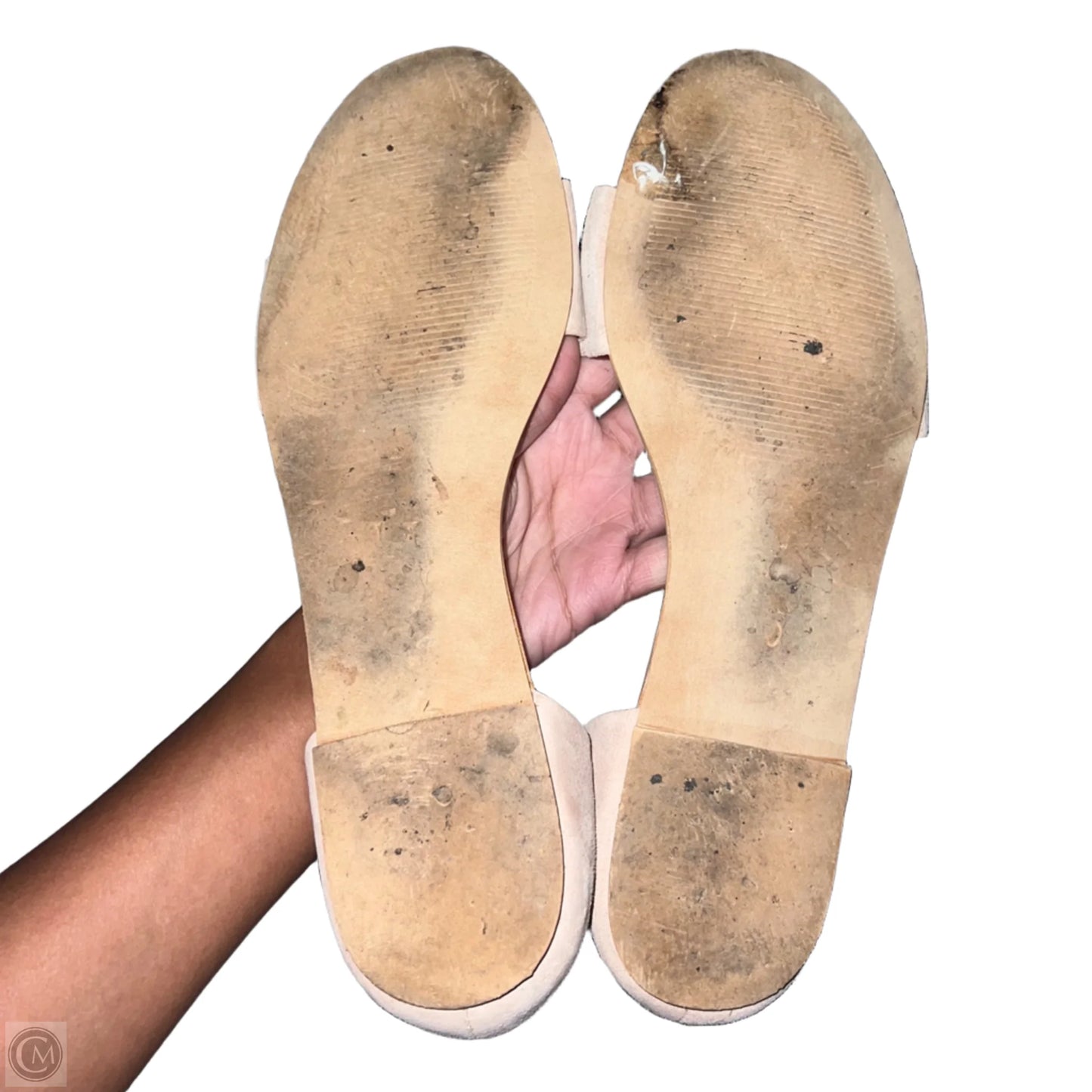 Sandals Flats By Steve Madden In Pink & Tan, Size: 9