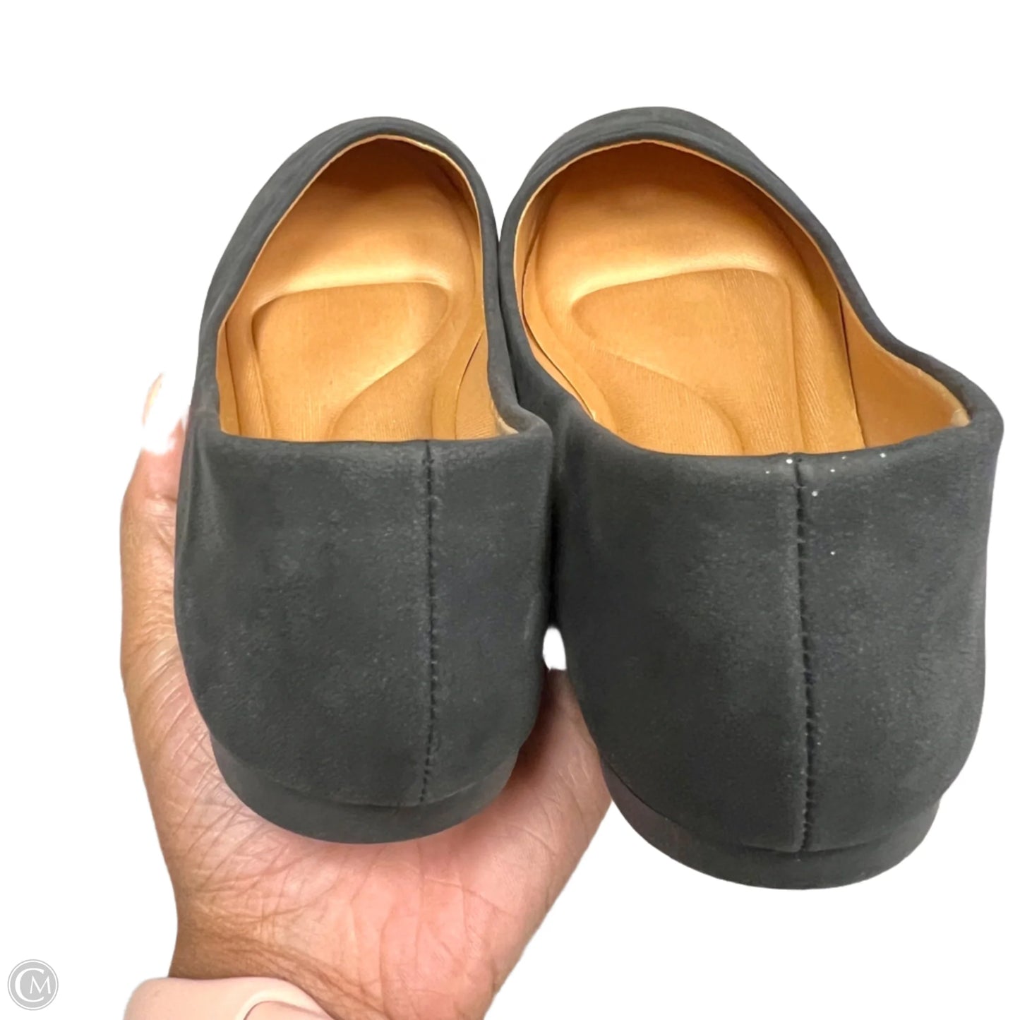 Shoes Flats In Black, Size: 9