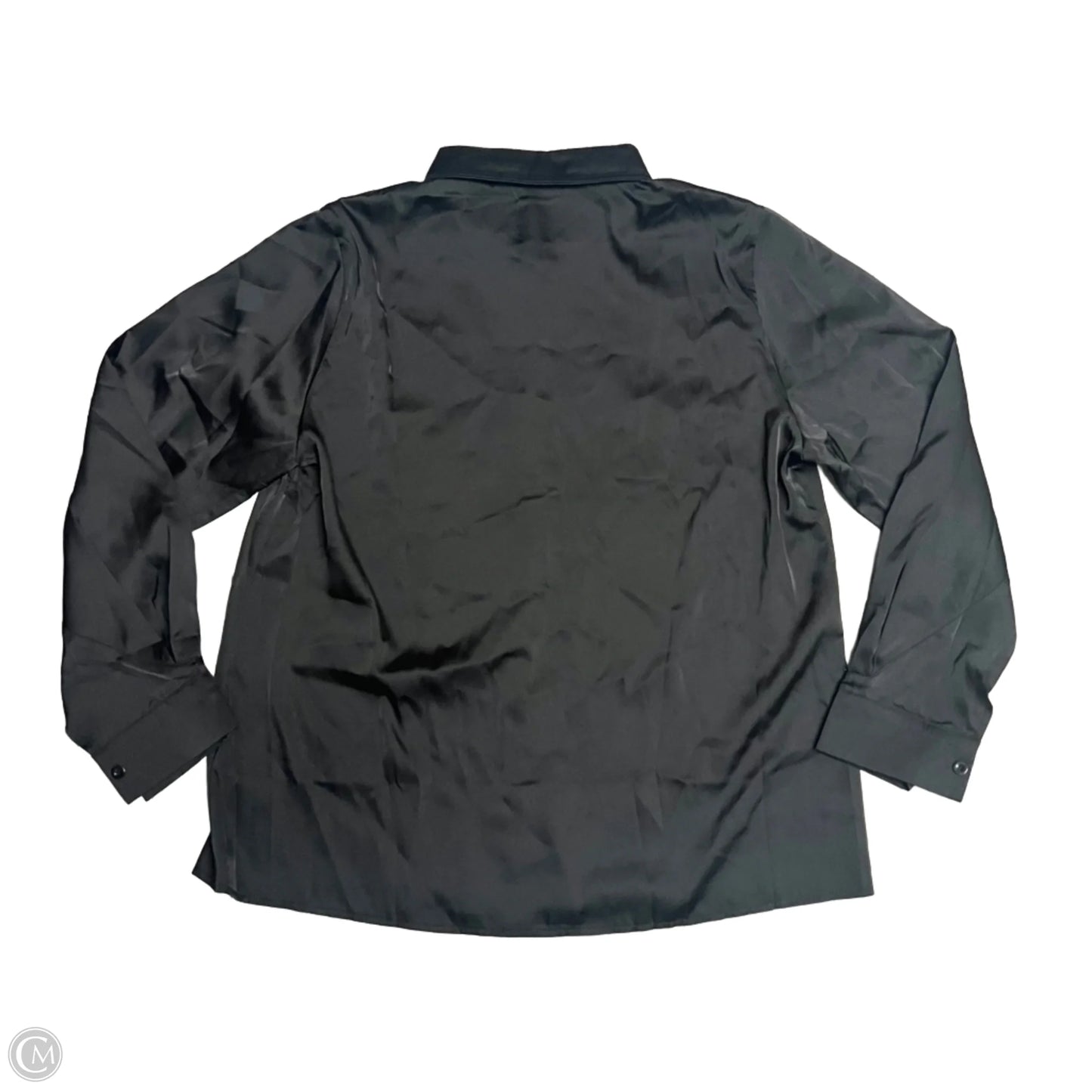 Top Long Sleeve Basic By Shein In Black, Size: 1x